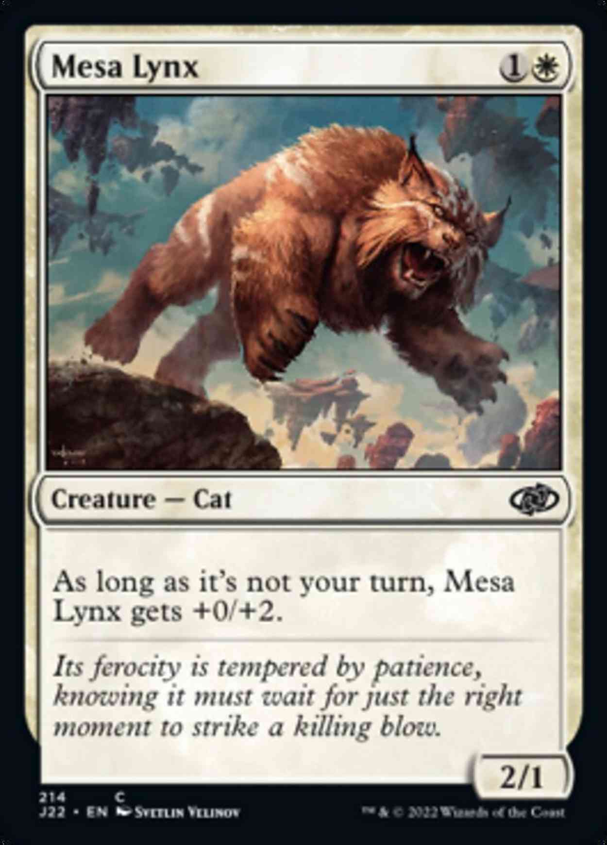 Mesa Lynx magic card front