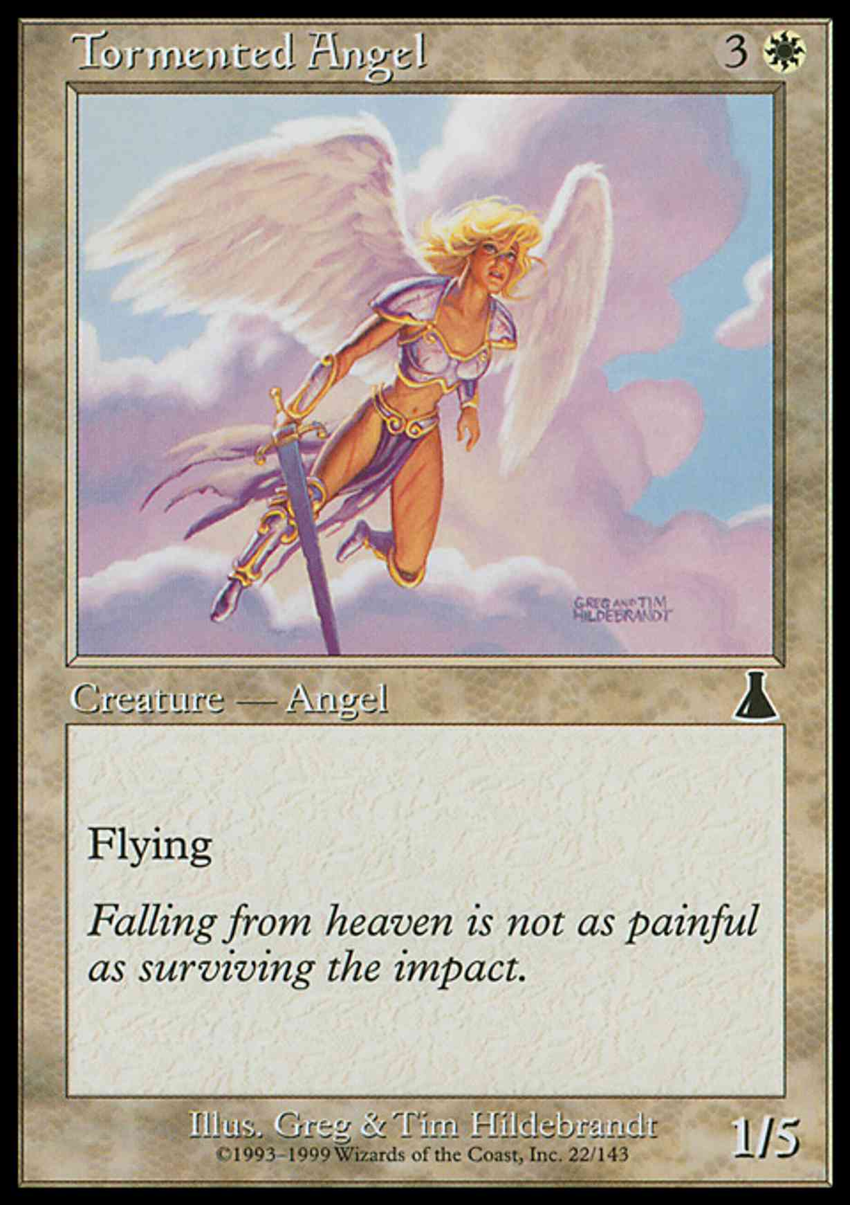 Tormented Angel magic card front