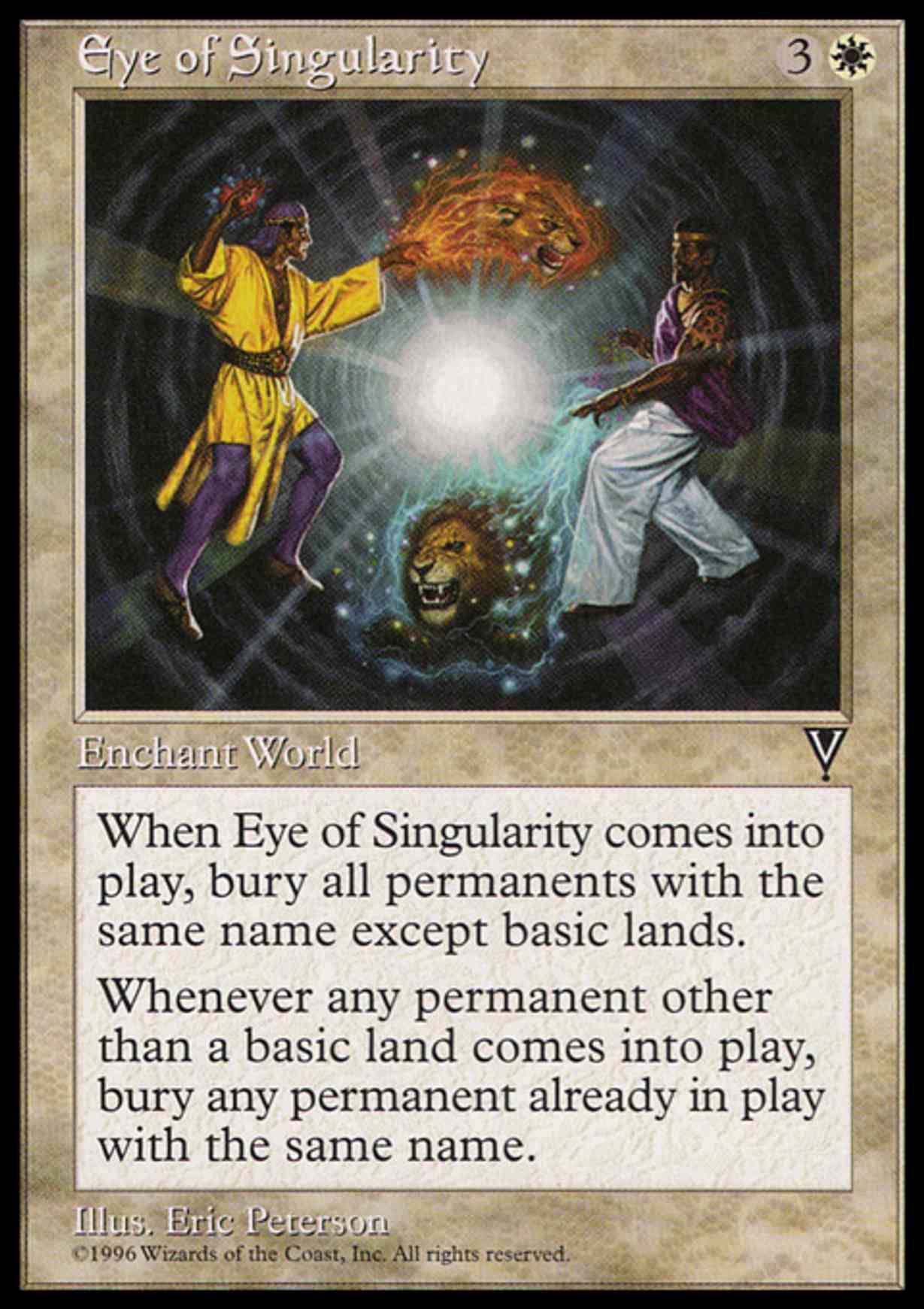 Eye of Singularity magic card front