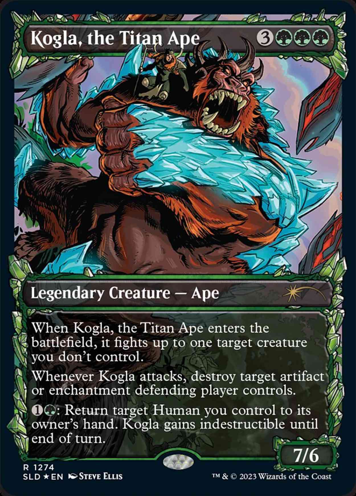 Kogla, the Titan Ape (Halo Foil) magic card front