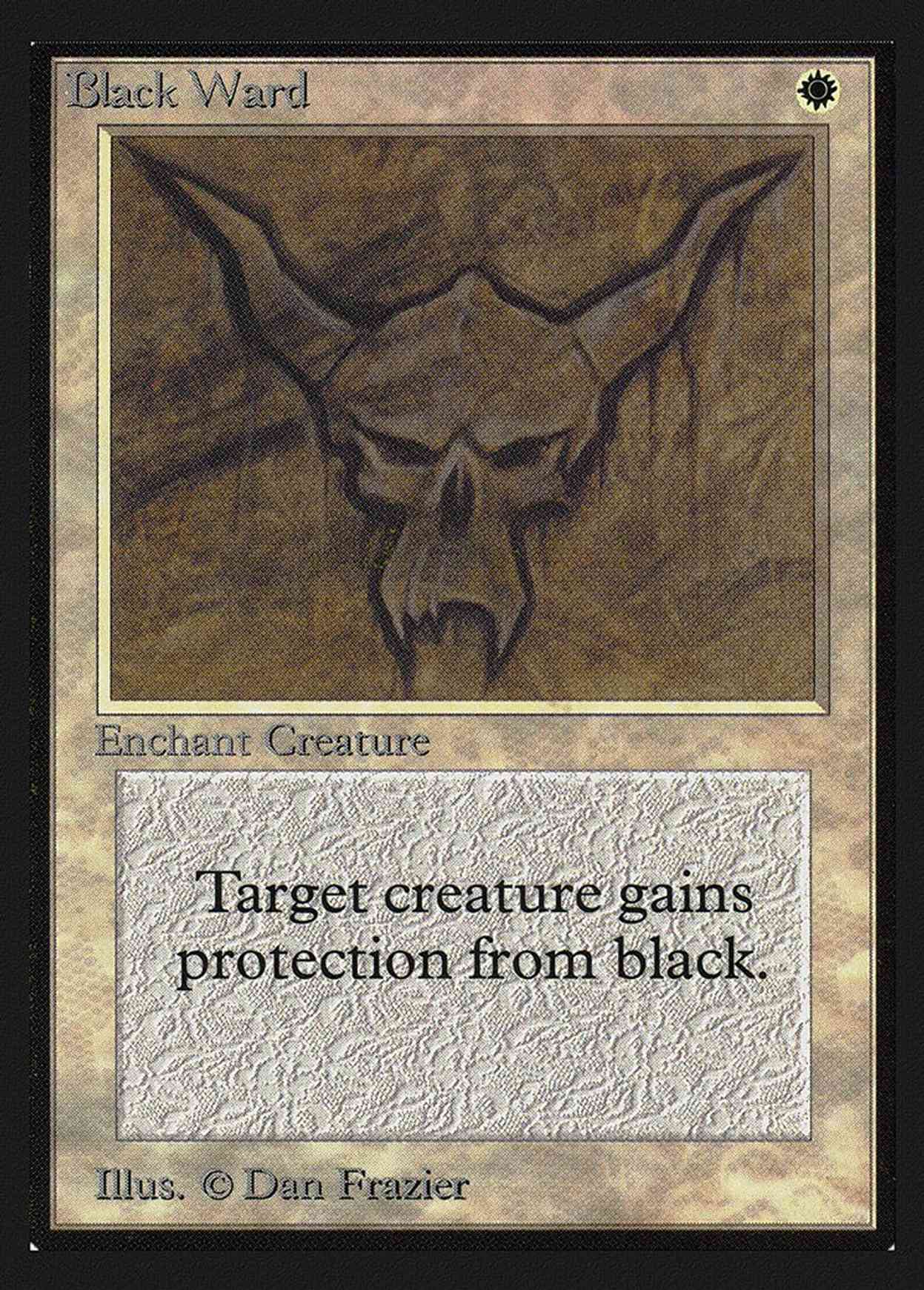 Black Ward (CE) magic card front