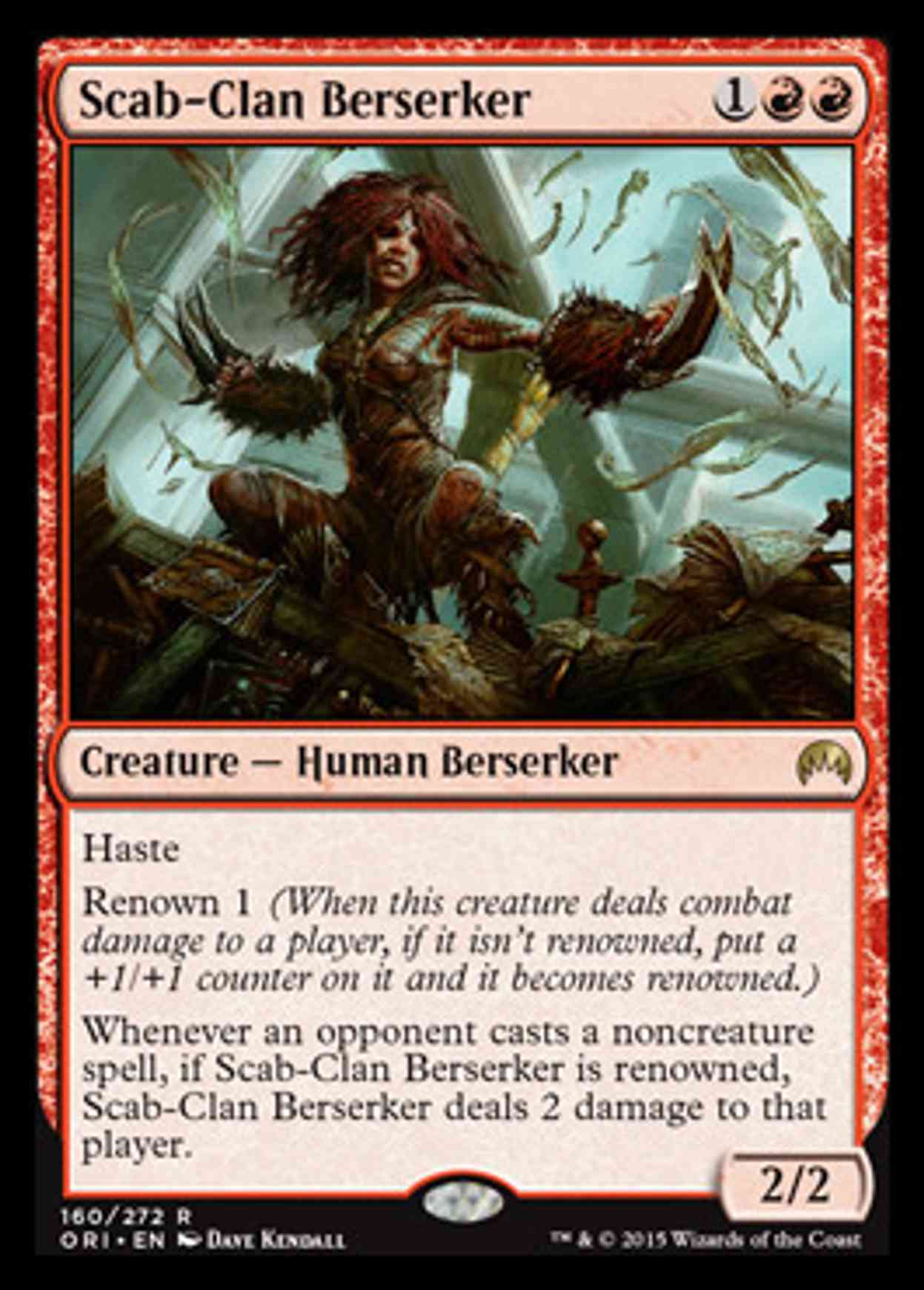 Scab-Clan Berserker magic card front