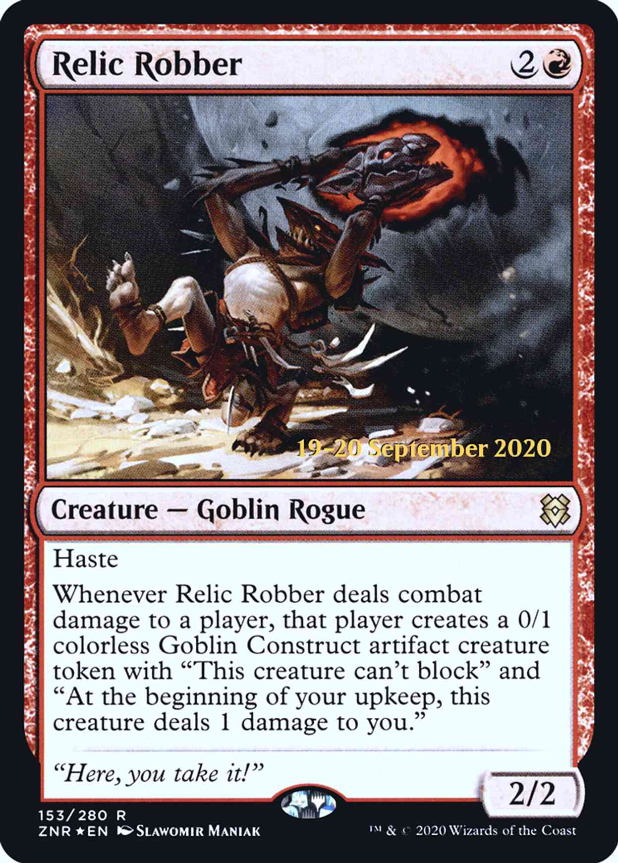 Relic Robber magic card front