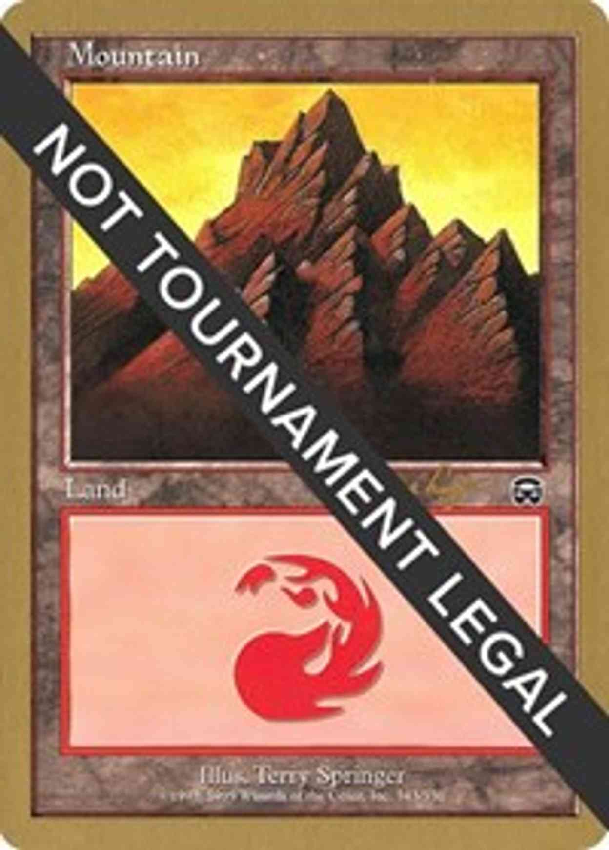 Mountain (343) - 2001 Tom van de Logt (MMQ) magic card front