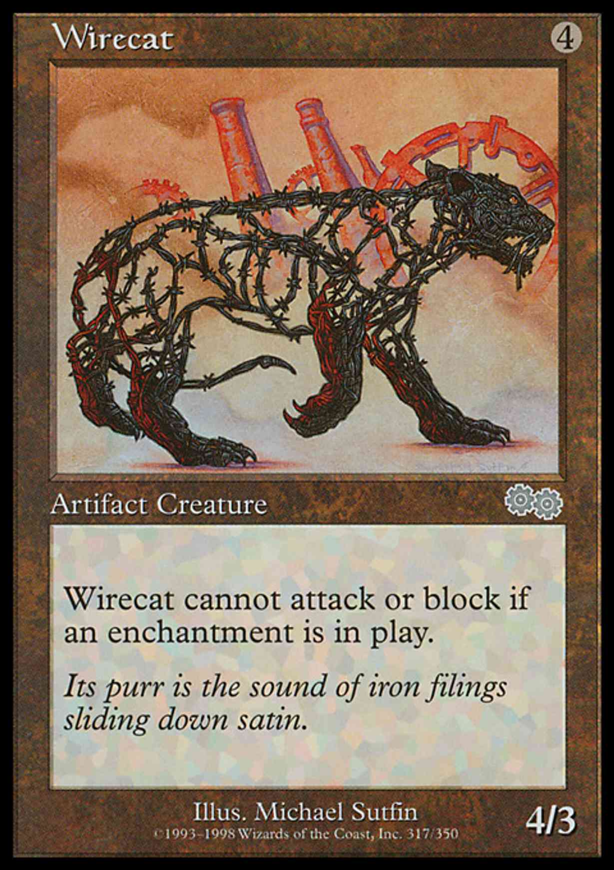 Wirecat magic card front