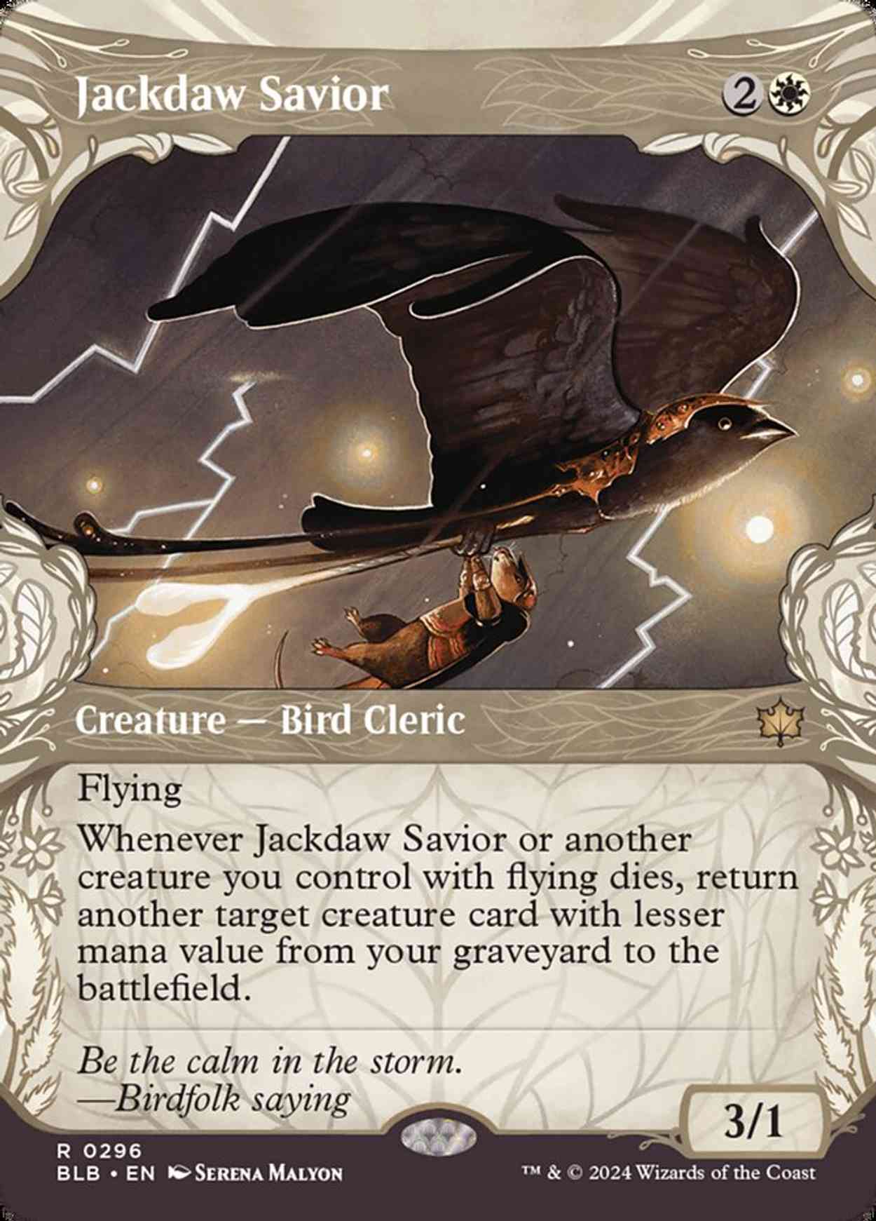 Jackdaw Savior magic card front