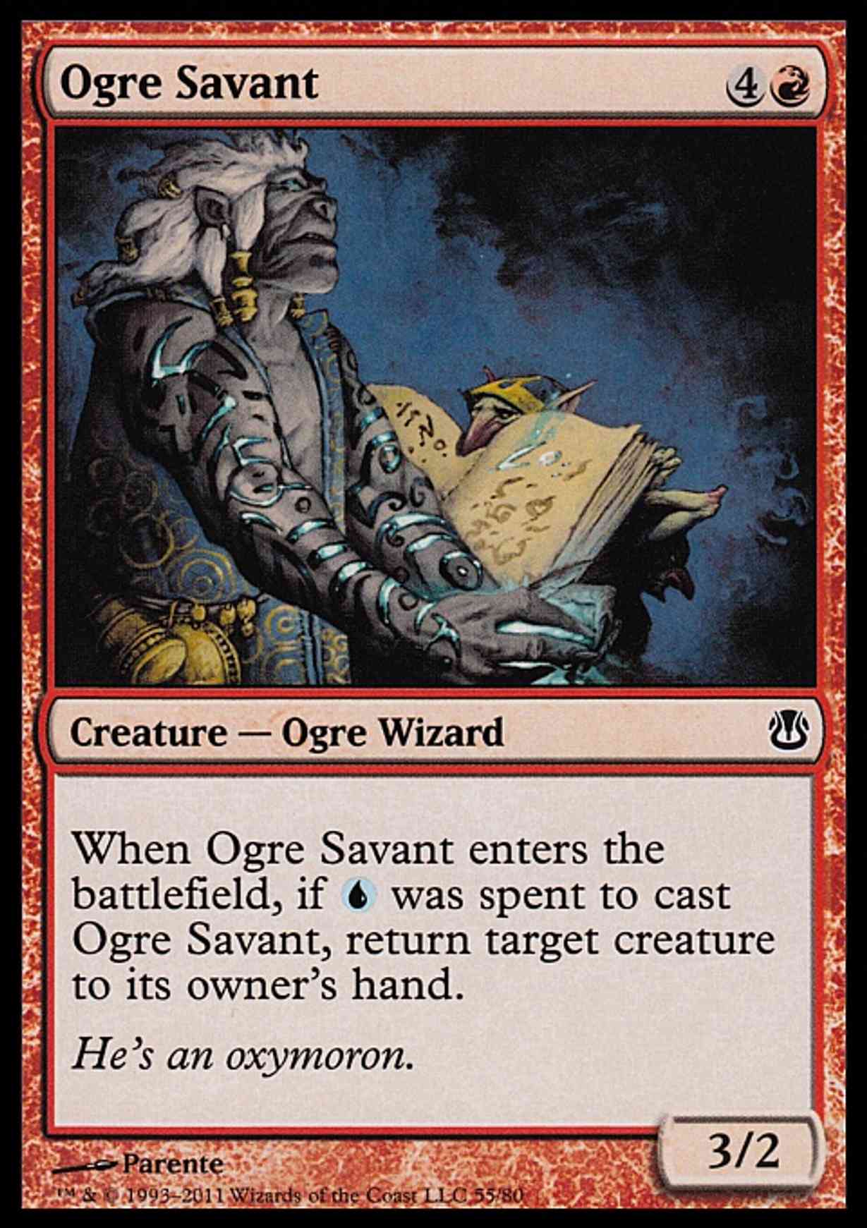 Ogre Savant magic card front