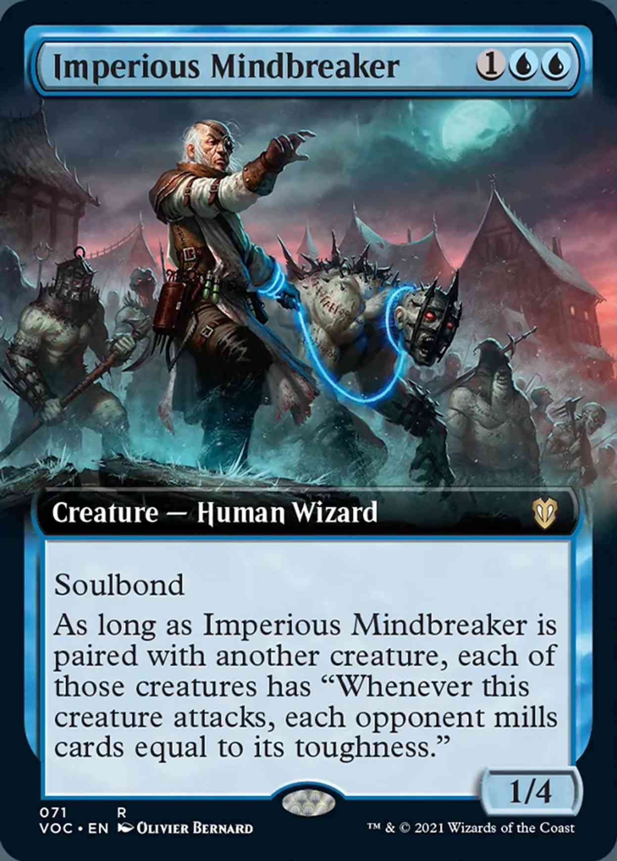 Imperious Mindbreaker (Extended Art) magic card front