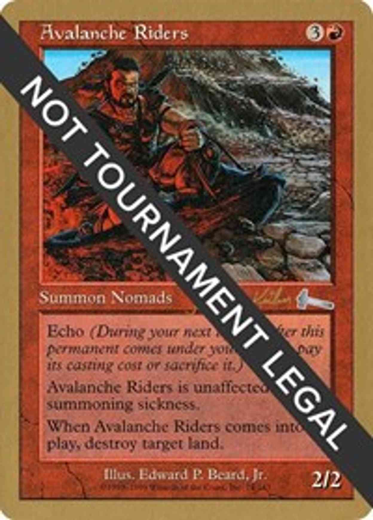 Avalanche Riders - 2000 Janosch Kuhn (ULG) magic card front