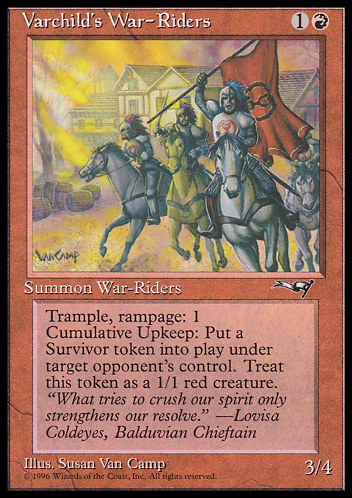 Varchild's War-Riders magic card front