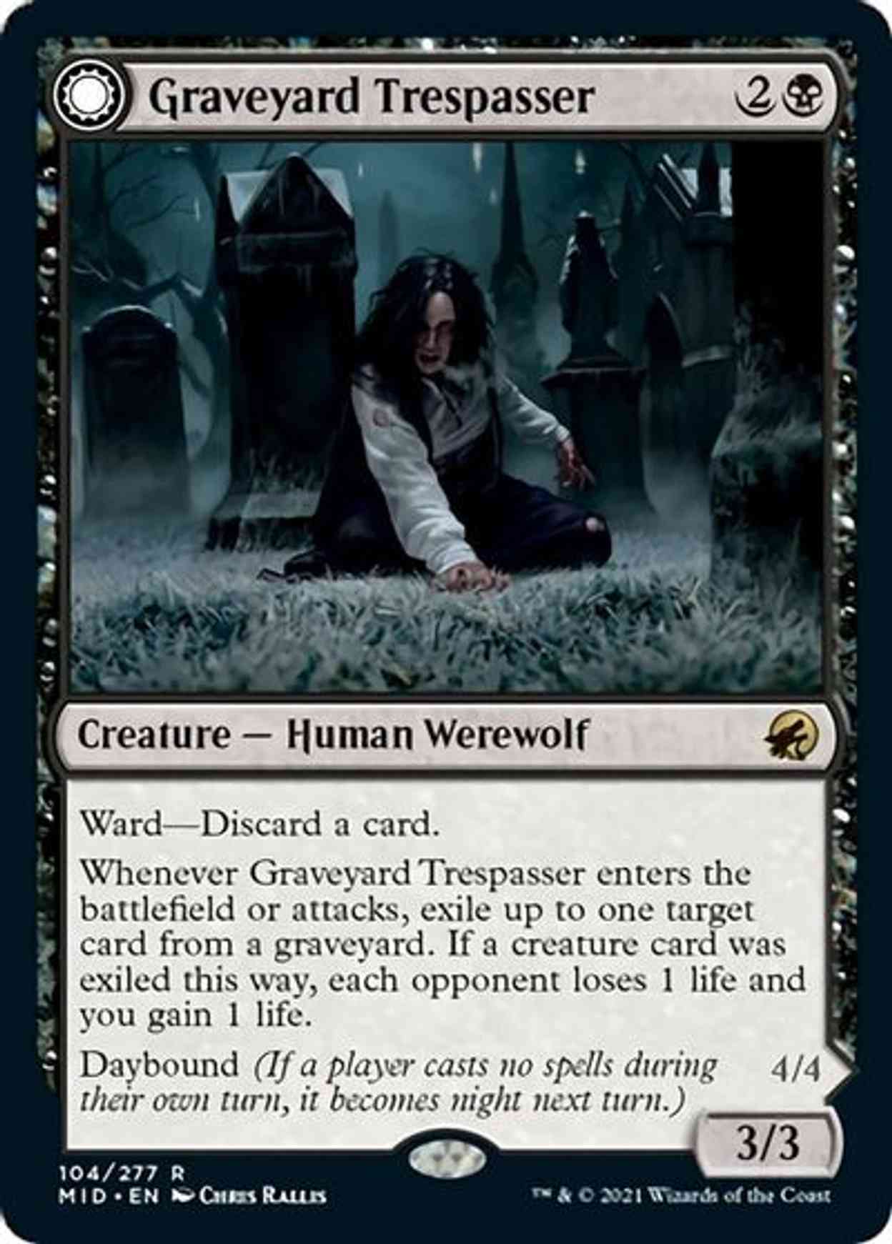 Graveyard Trespasser magic card front