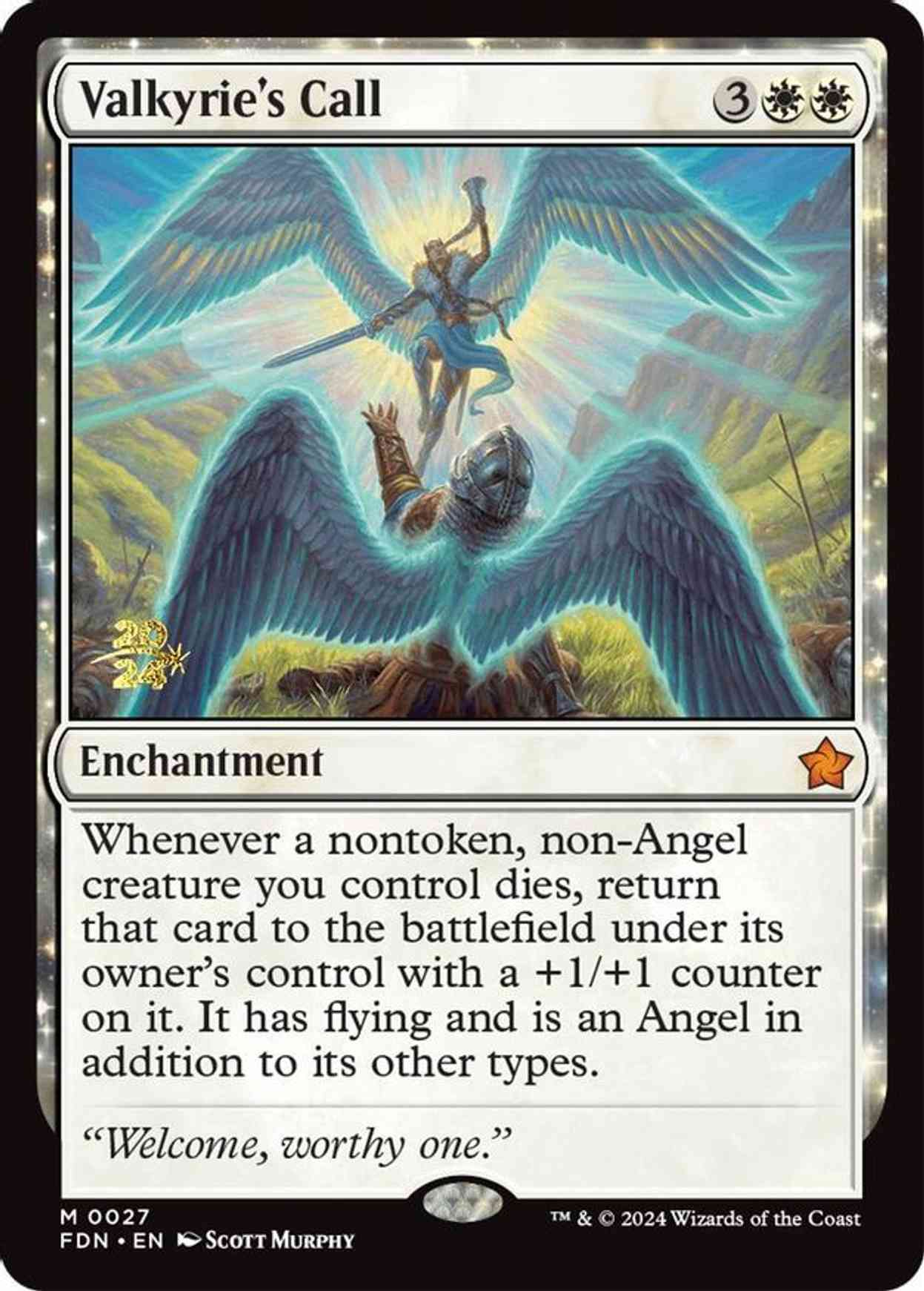 Valkyrie's Call magic card front