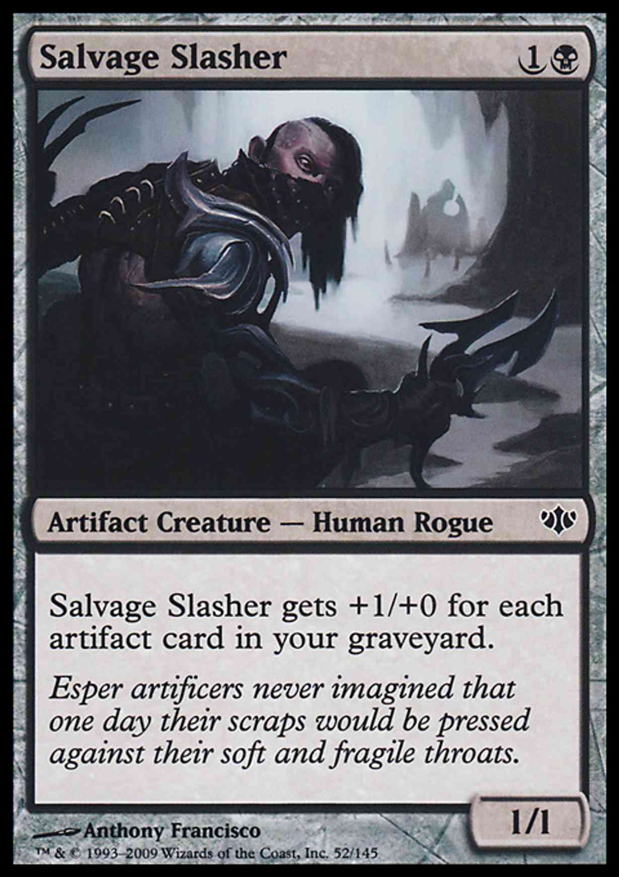 Salvage Slasher magic card front