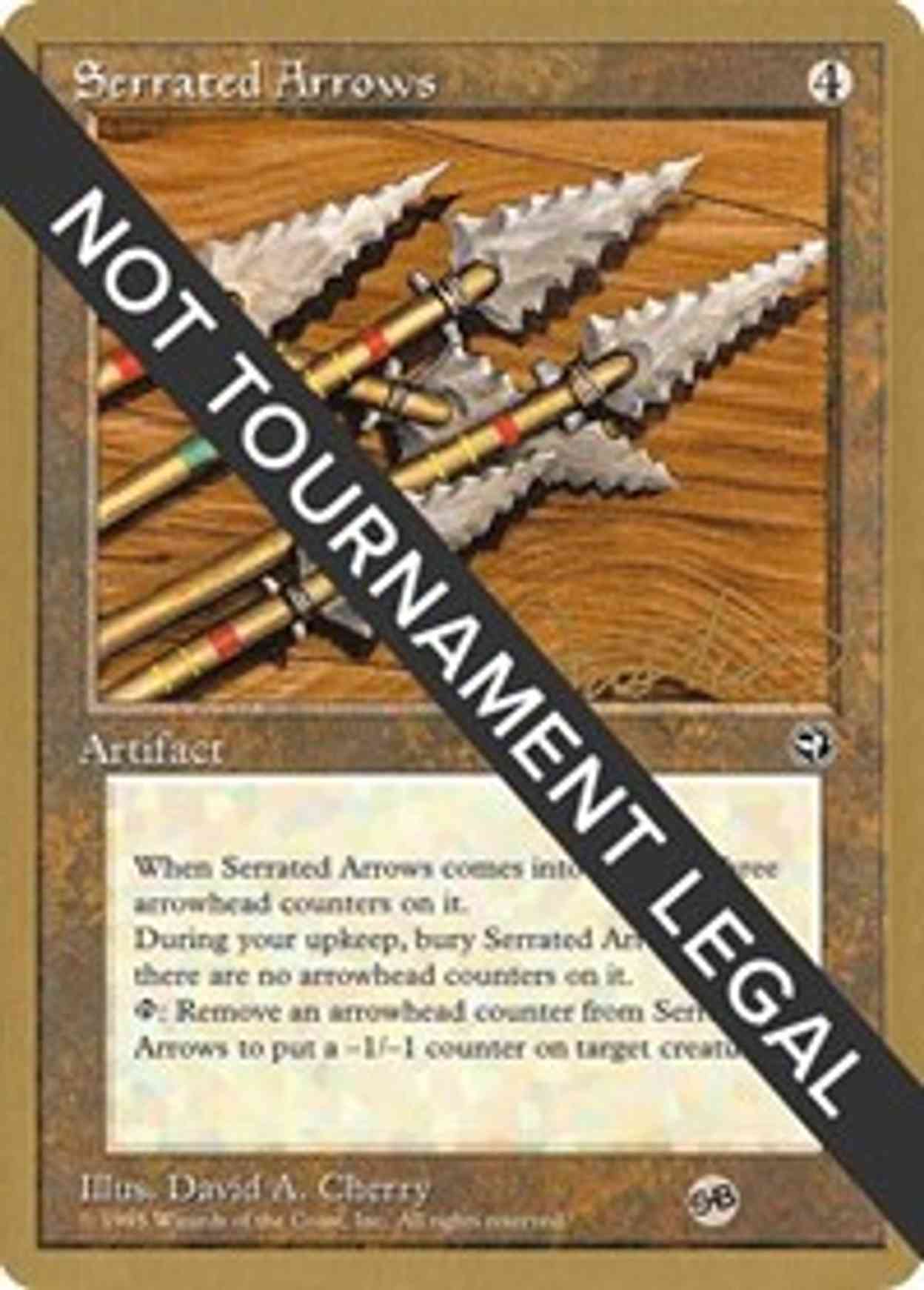 Serrated Arrows - 1996 Mark Justice (HML) (SB) magic card front
