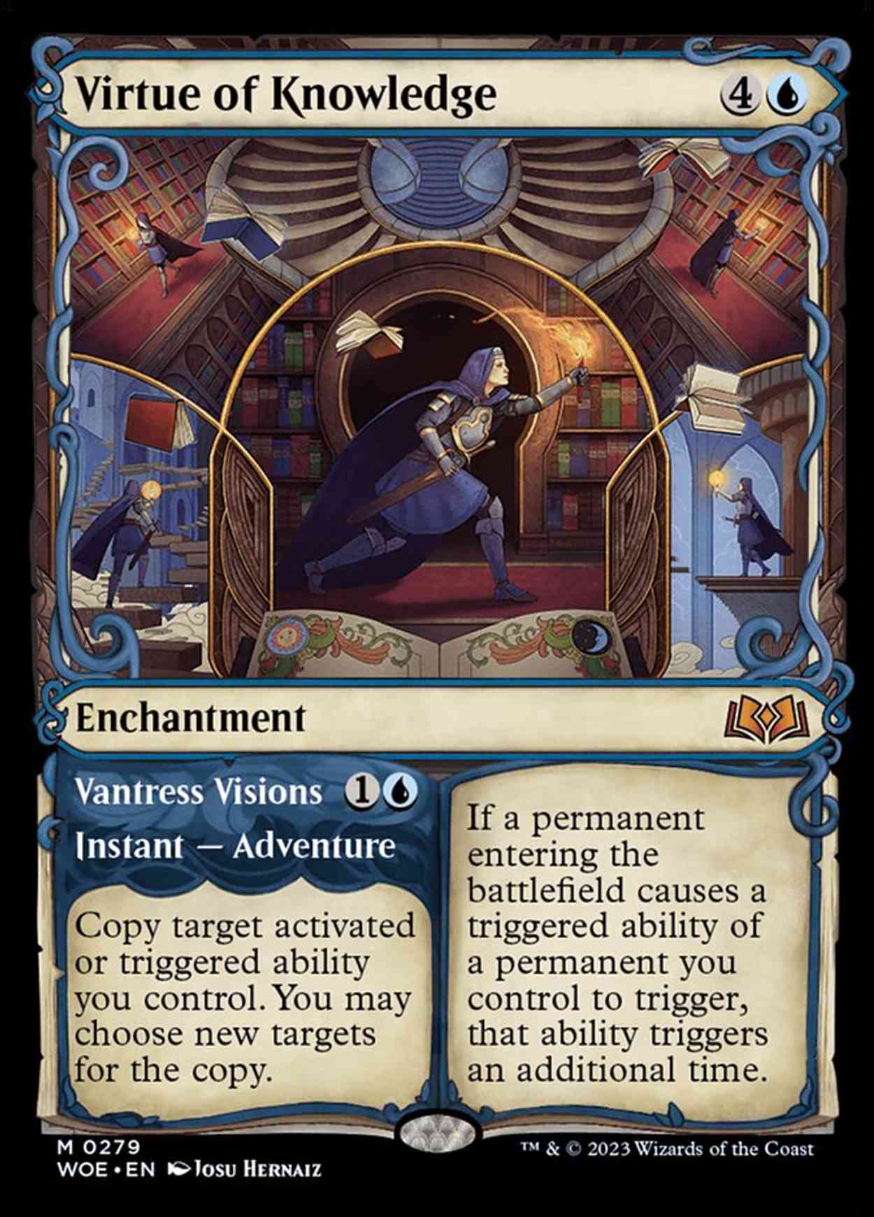 Virtue of Knowledge (Showcase) magic card front