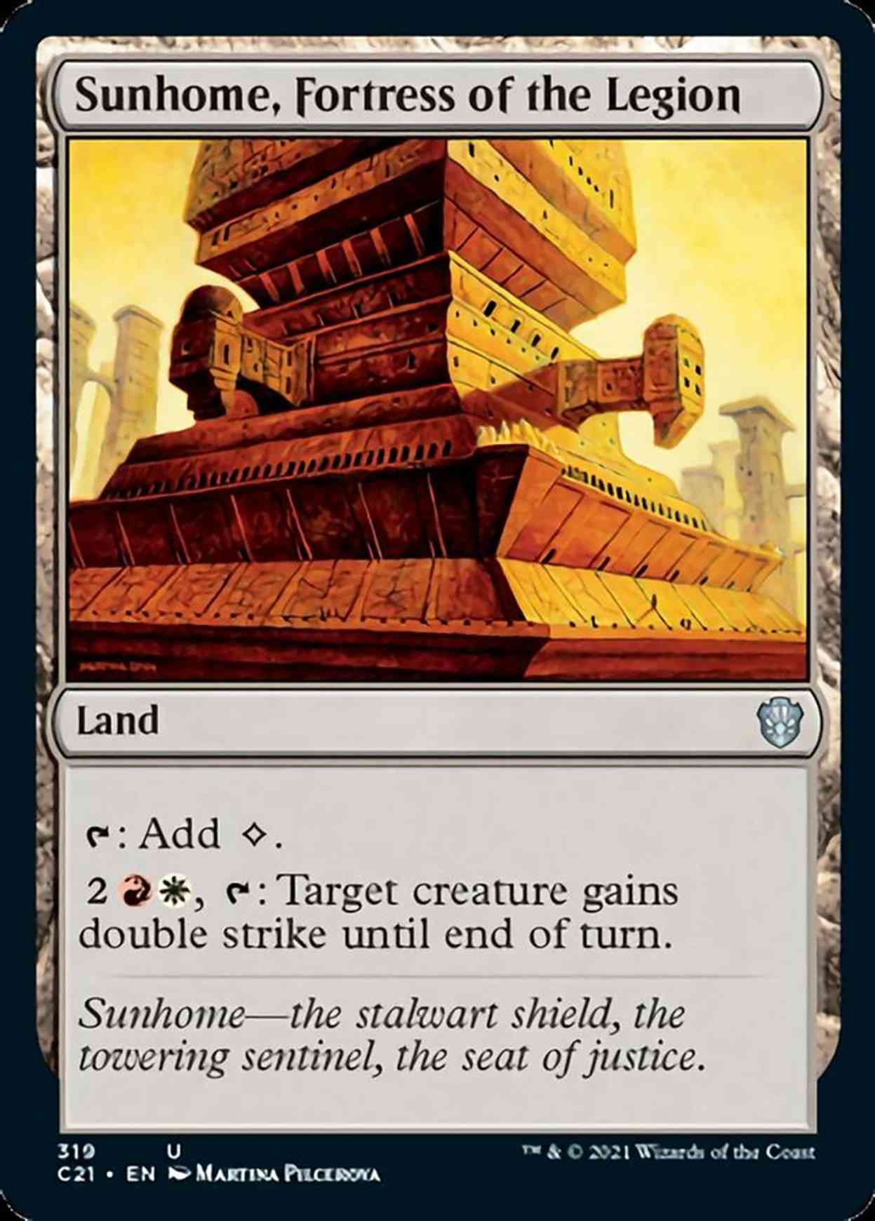 Sunhome, Fortress of the Legion magic card front