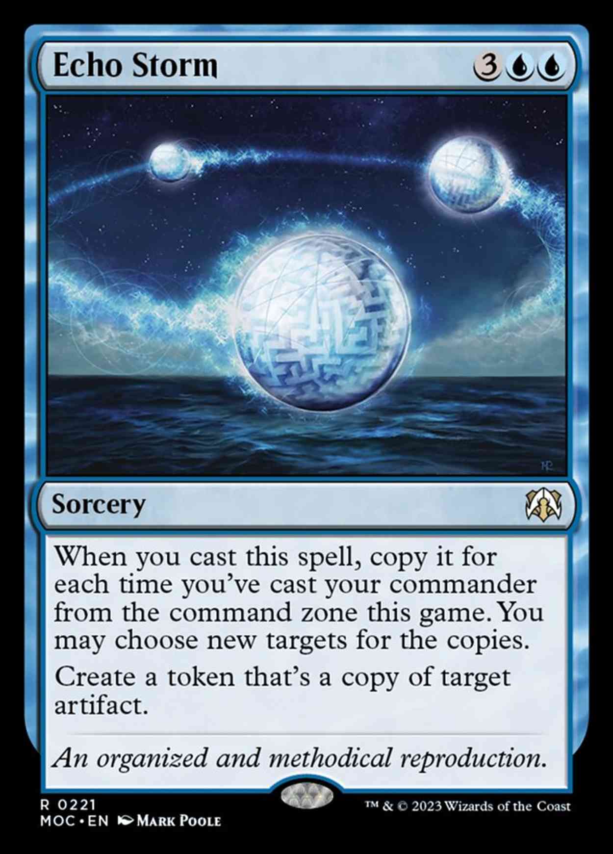 Echo Storm magic card front