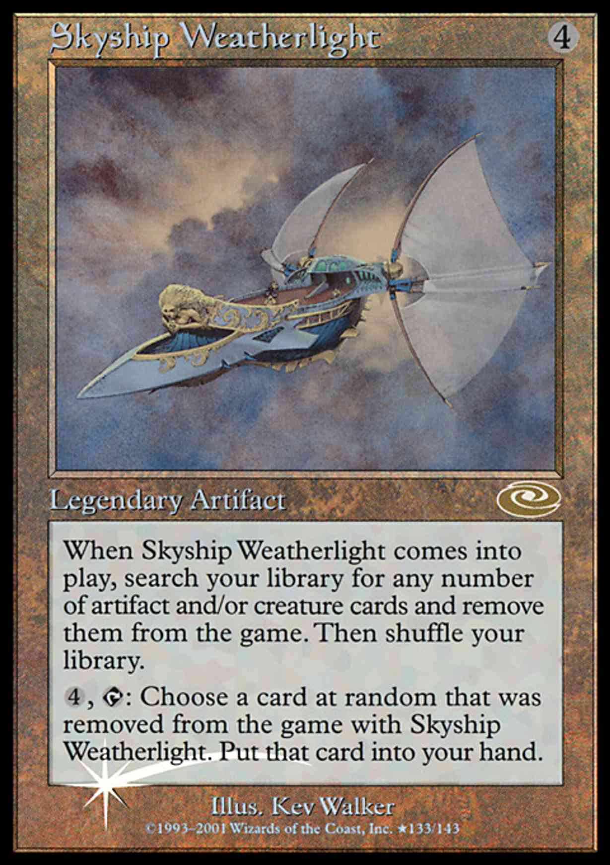 Skyship Weatherlight (Alt. Art Foil) magic card front