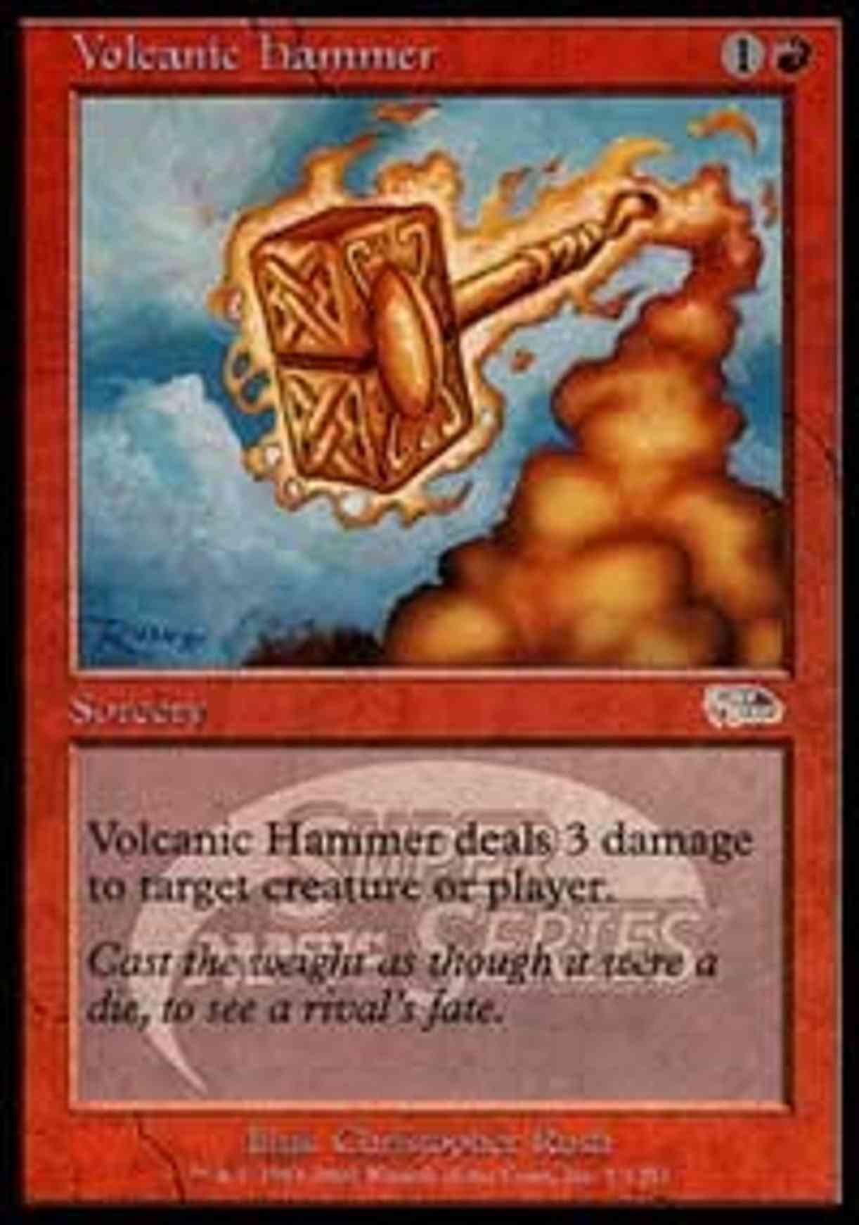 Volcanic Hammer (Super Series) magic card front