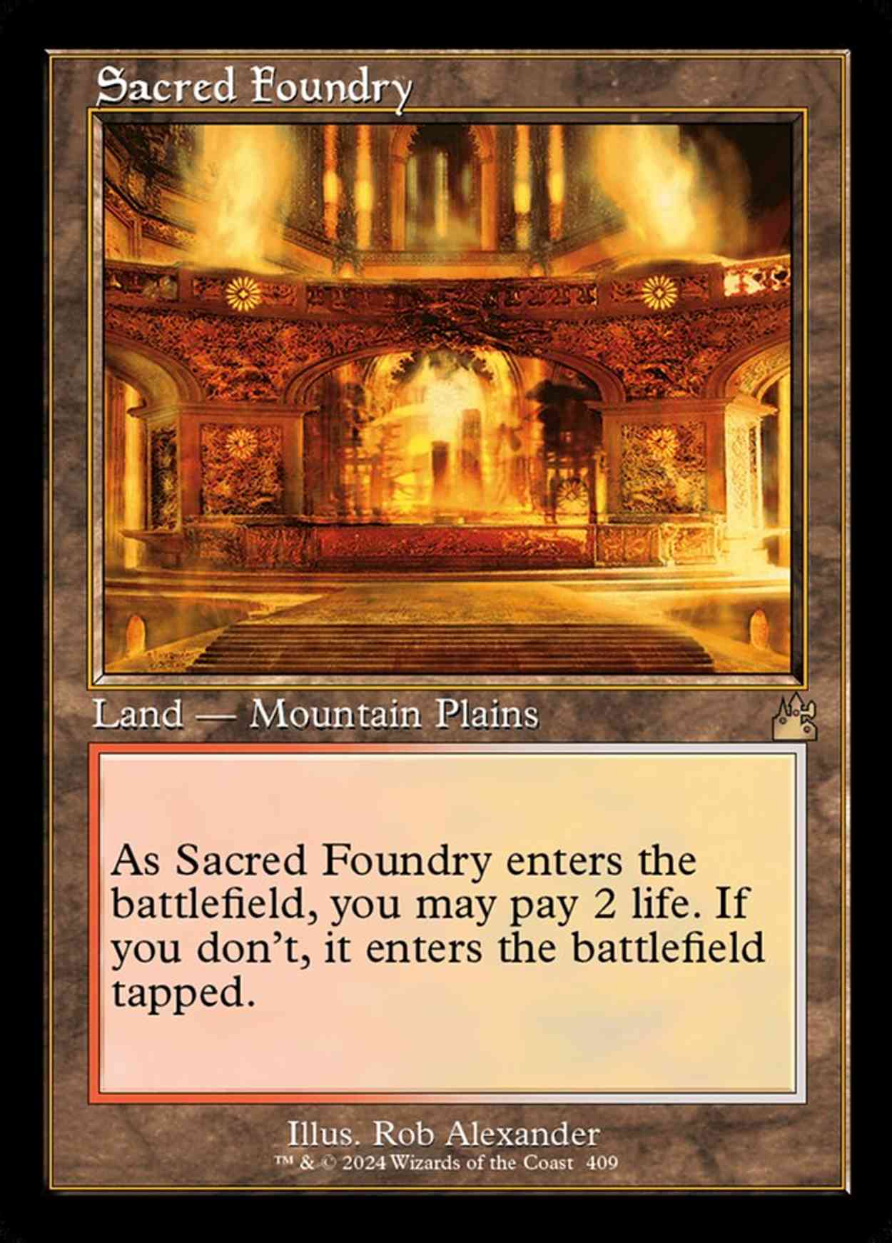 Sacred Foundry (Retro Frame) magic card front