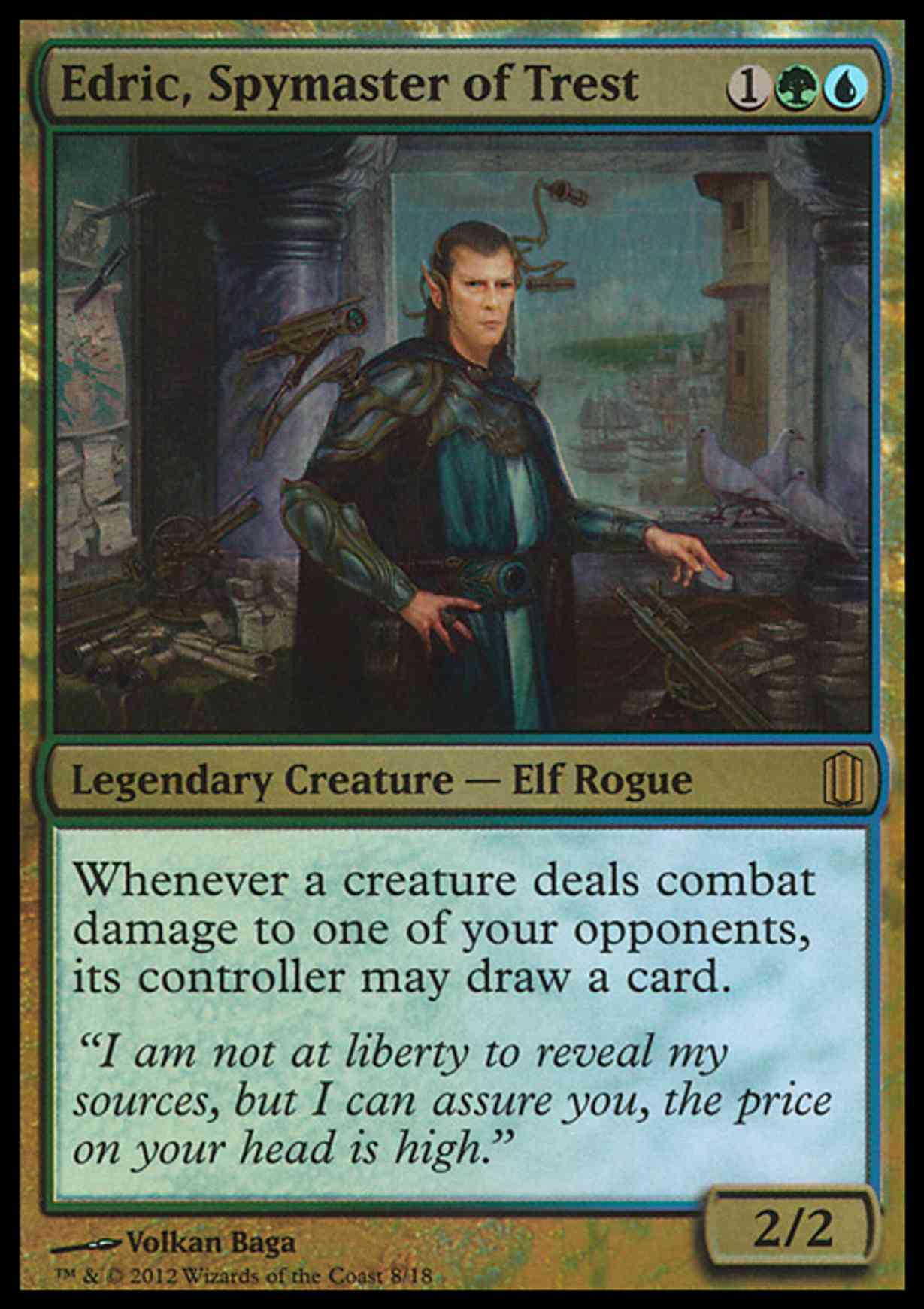 Edric, Spymaster of Trest magic card front