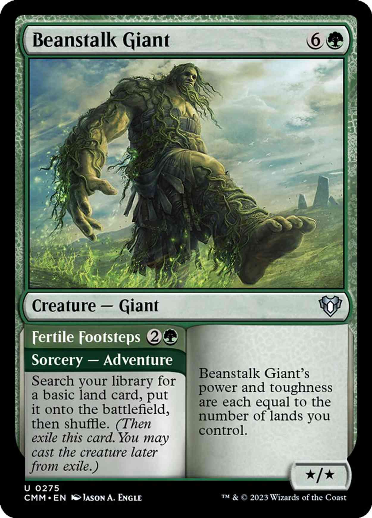 Beanstalk Giant magic card front