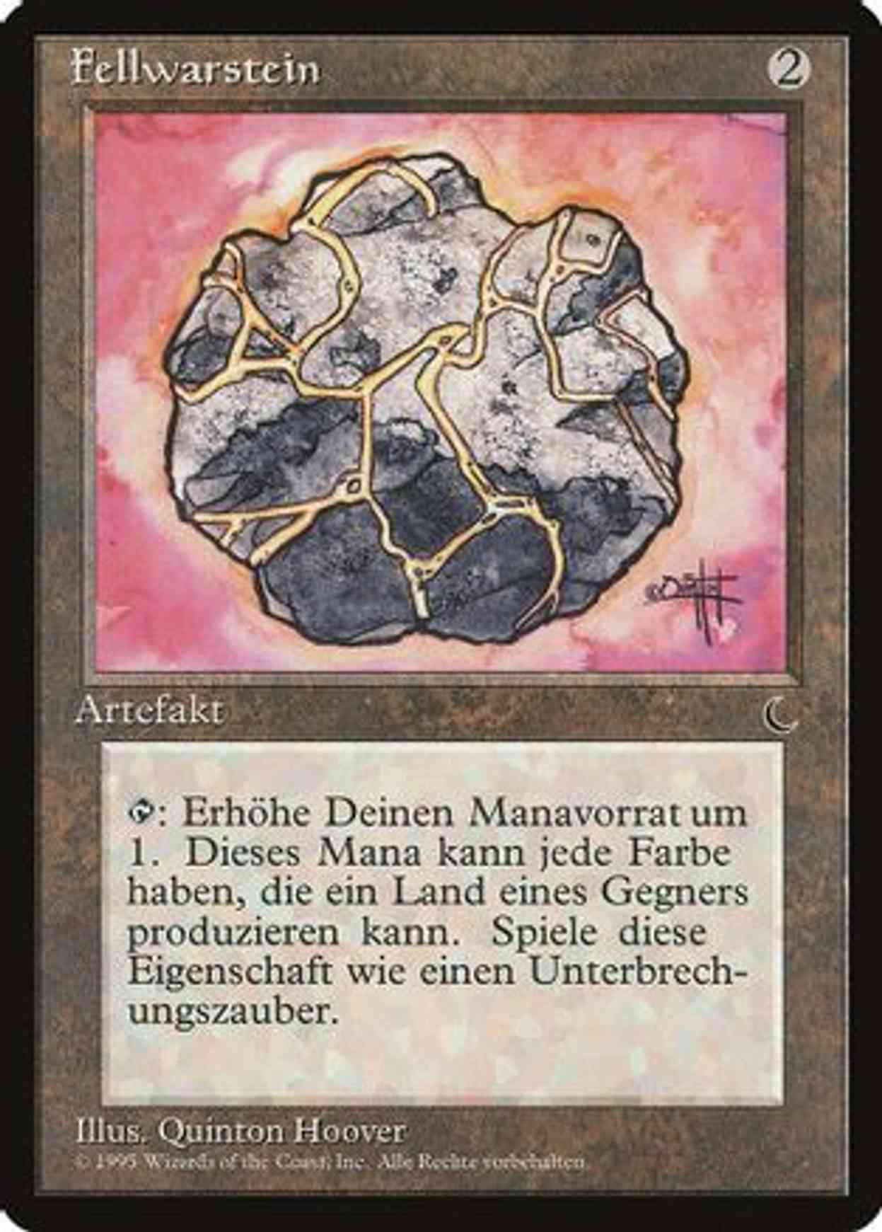 Fellwar Stone (German) - "Fellwarstein" magic card front
