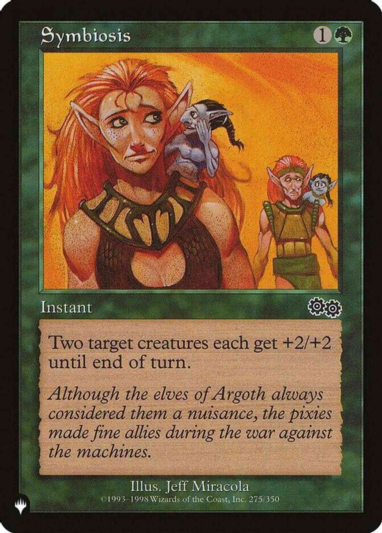 Symbiosis magic card front