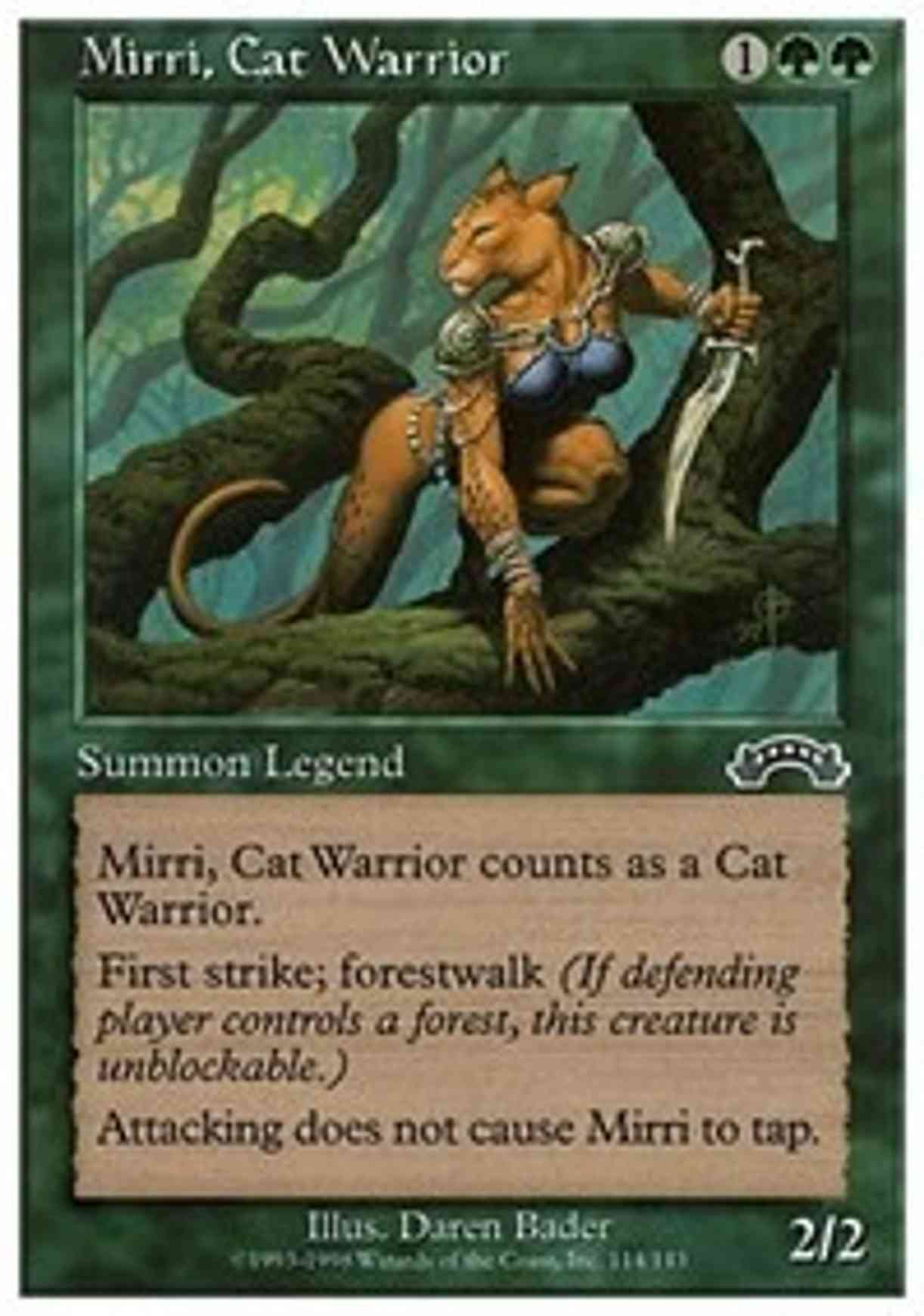 Mirri, Cat Warrior magic card front