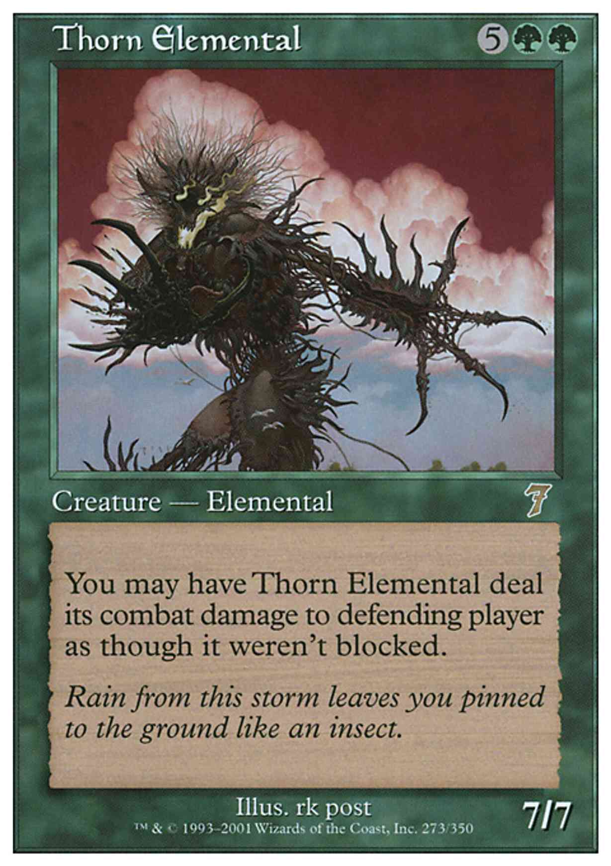 Thorn Elemental magic card front