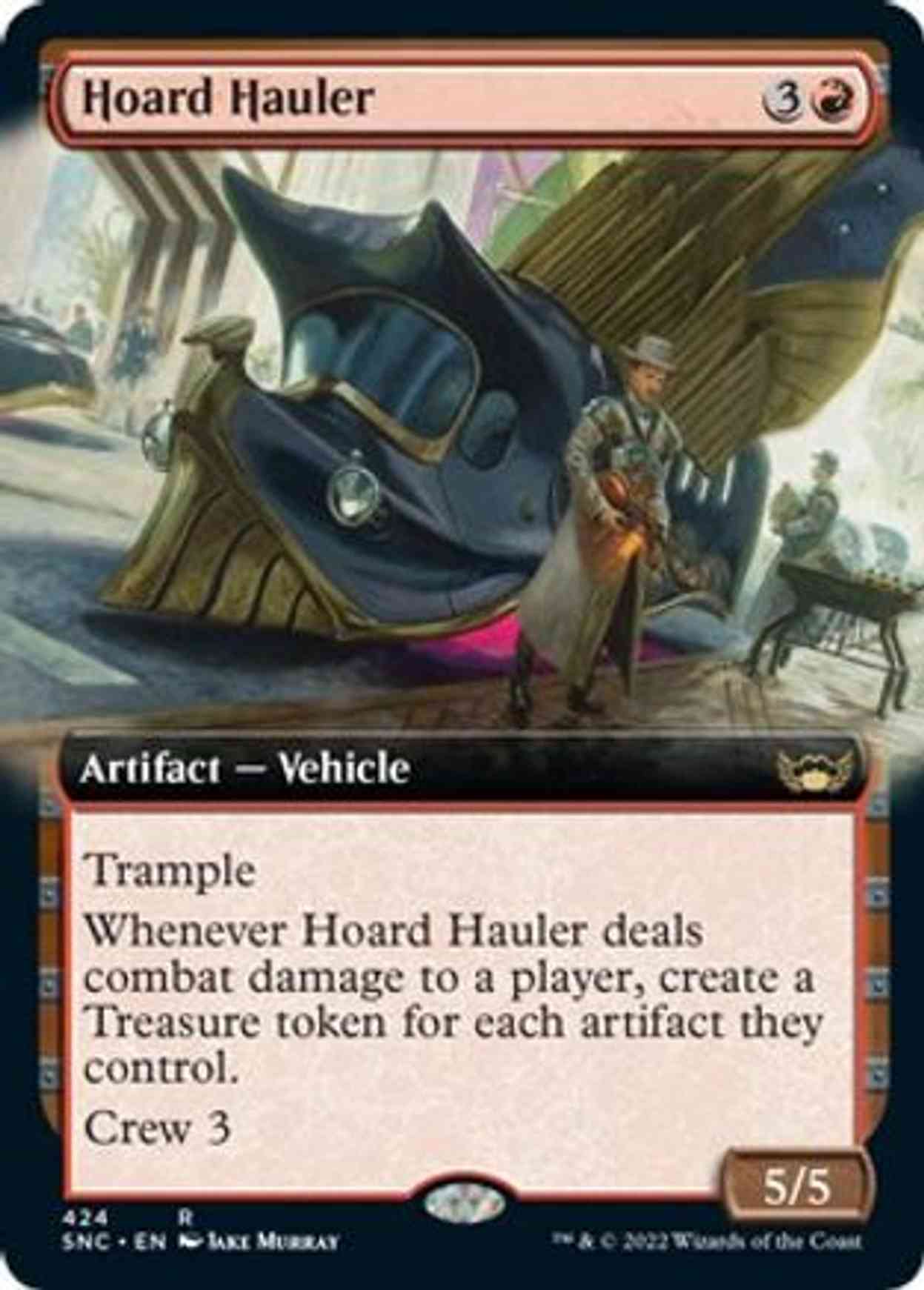 Hoard Hauler (Extended Art) magic card front