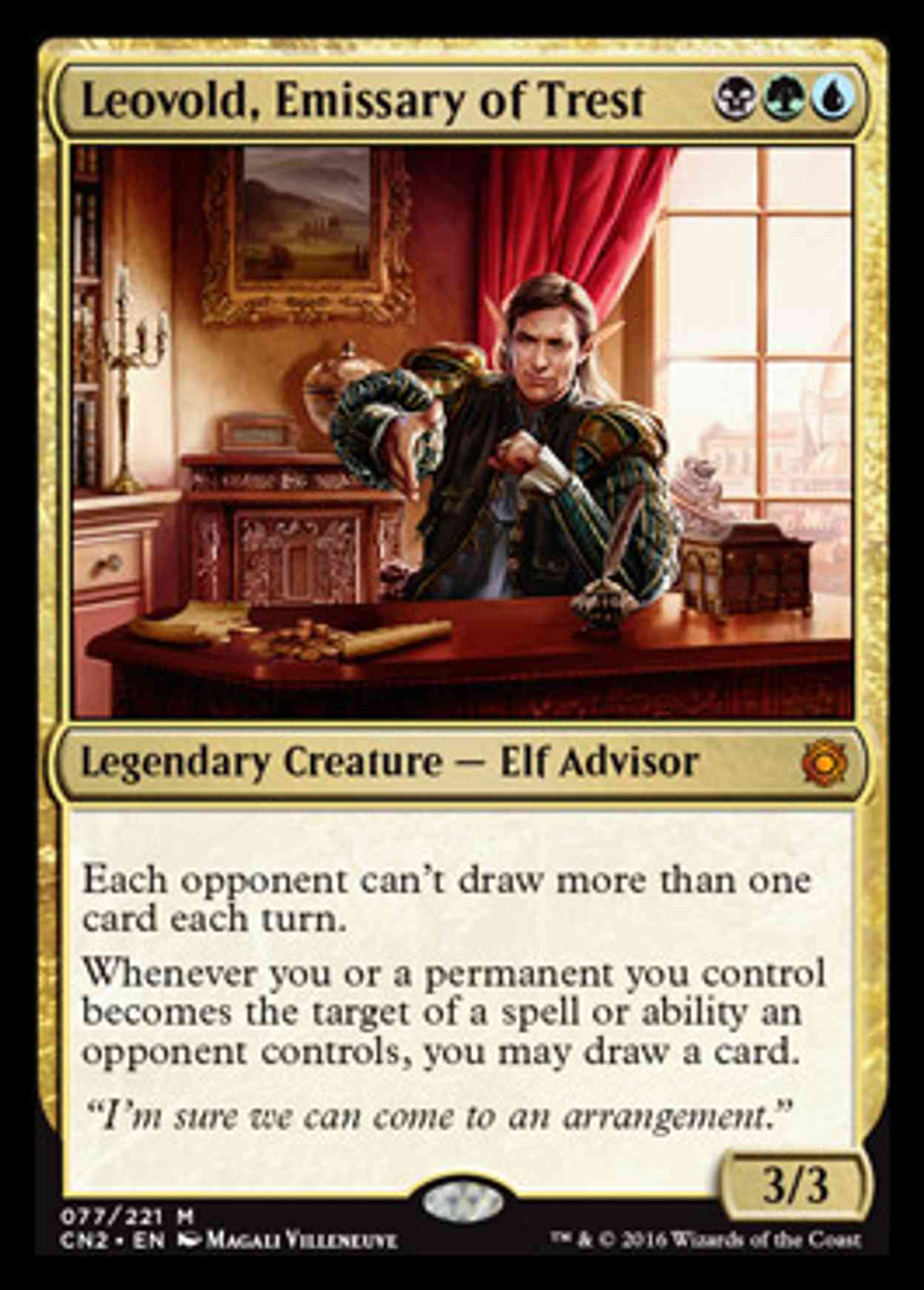 Leovold, Emissary of Trest magic card front