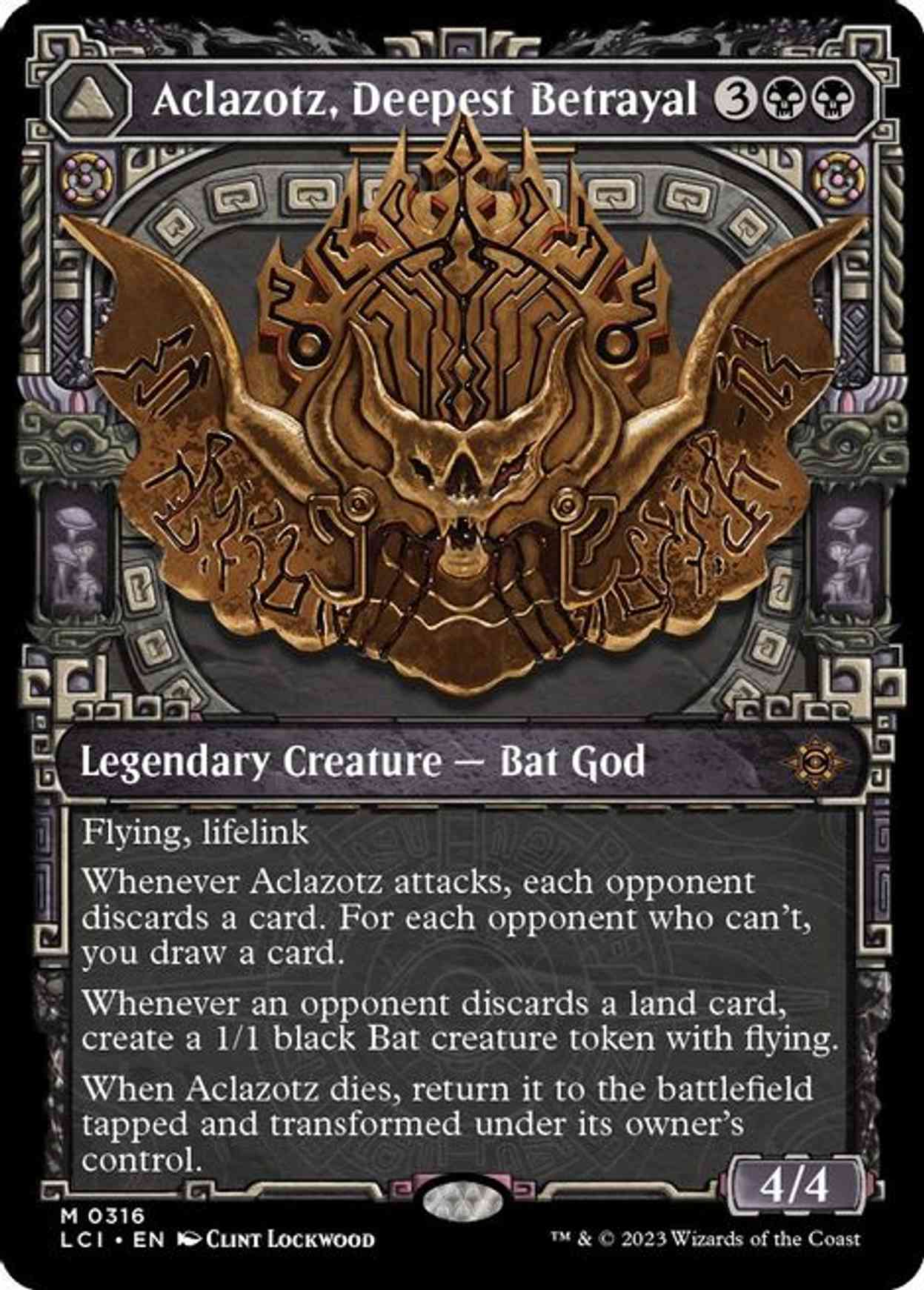 Aclazotz, Deepest Betrayal (Showcase) magic card front