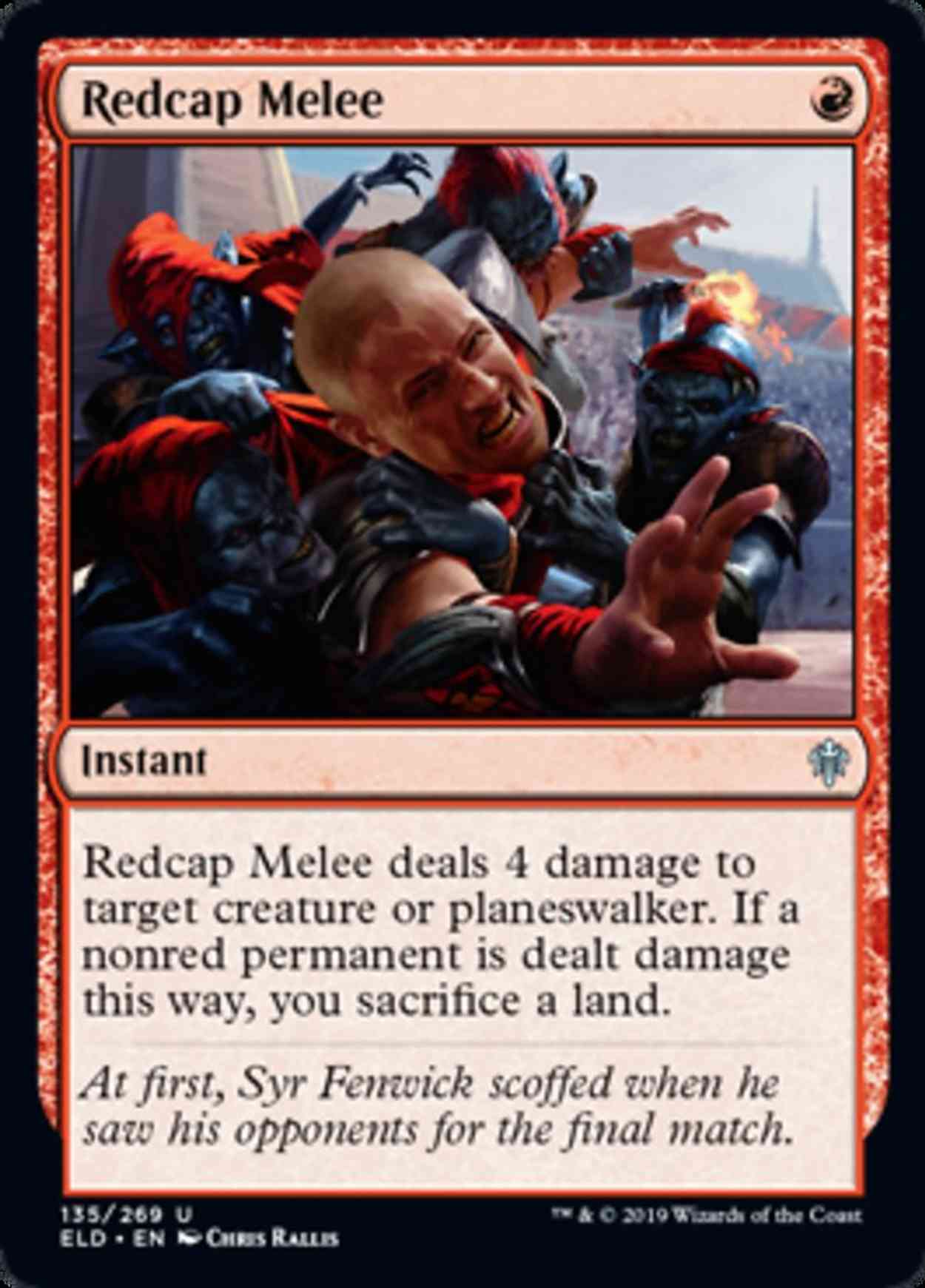 Redcap Melee magic card front