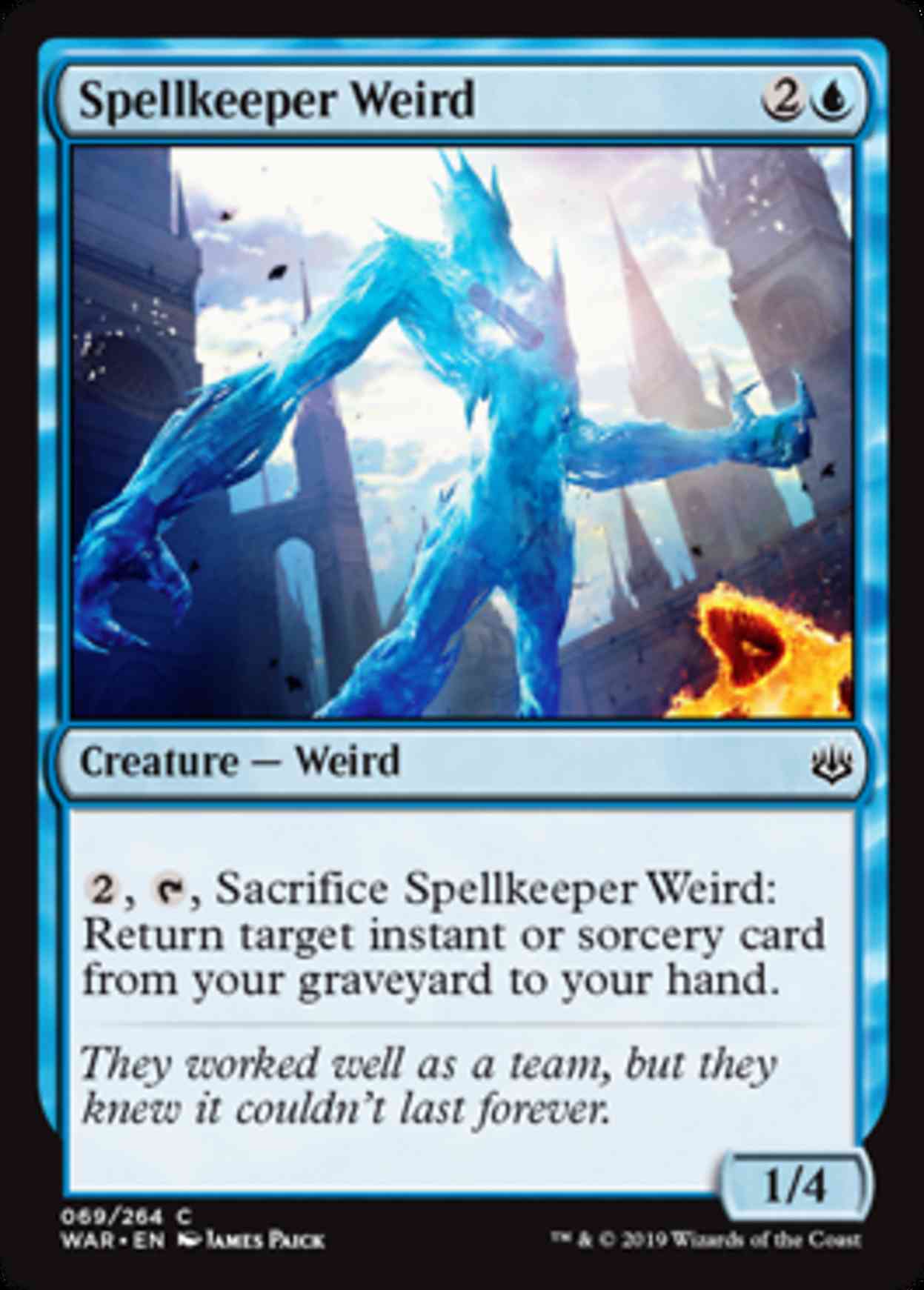 Spellkeeper Weird magic card front