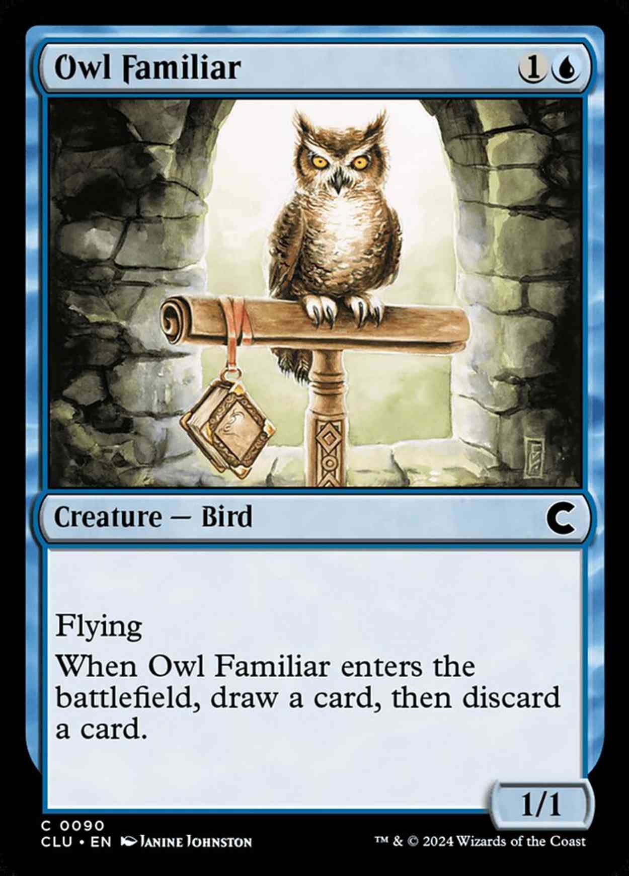 Owl Familiar magic card front