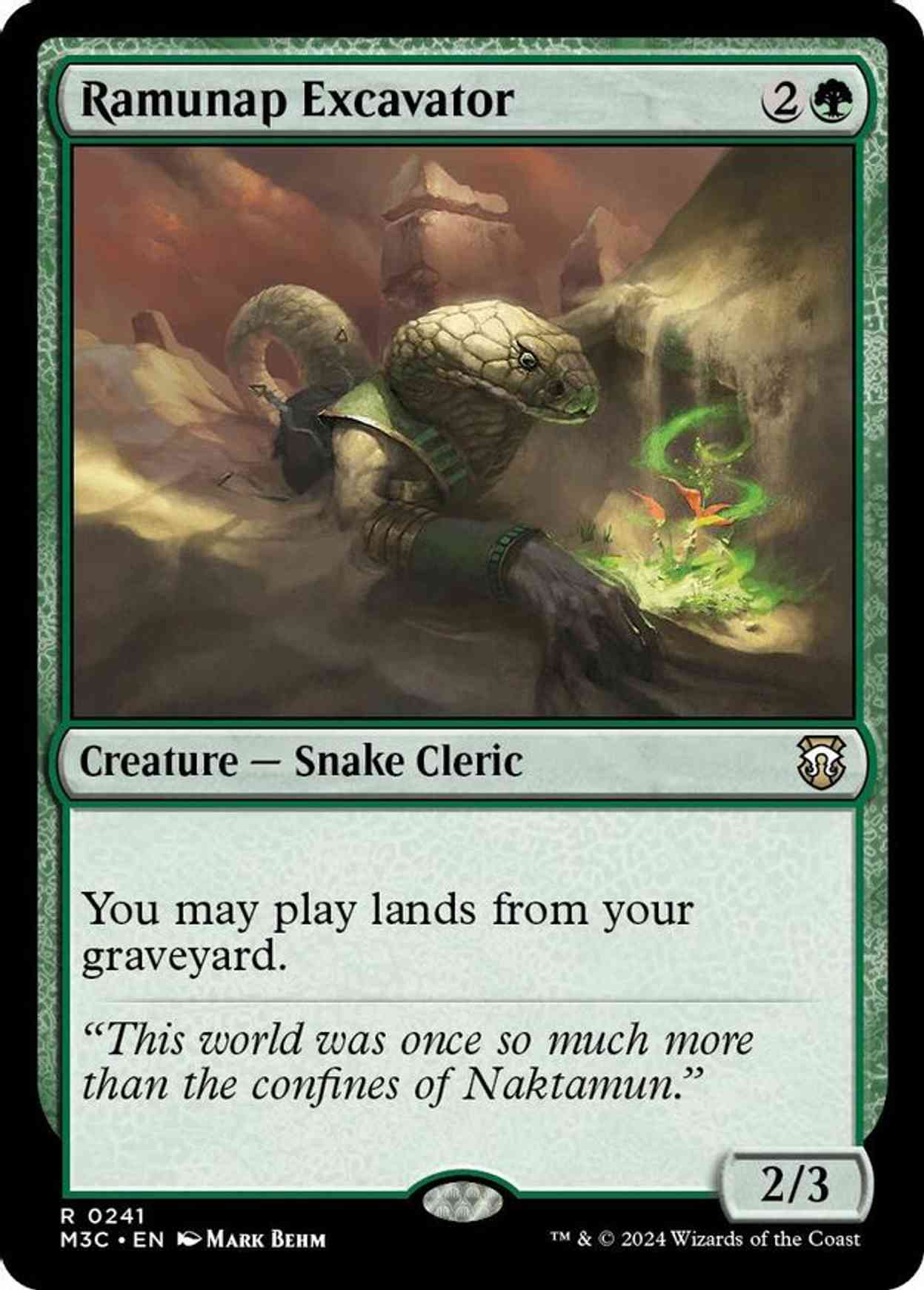 Ramunap Excavator (Ripple Foil) magic card front