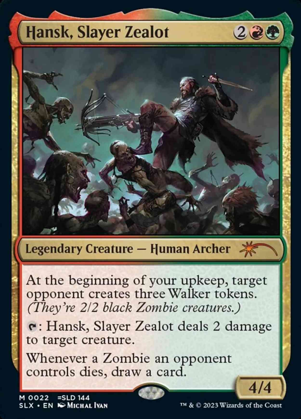 Hansk, Slayer Zealot magic card front