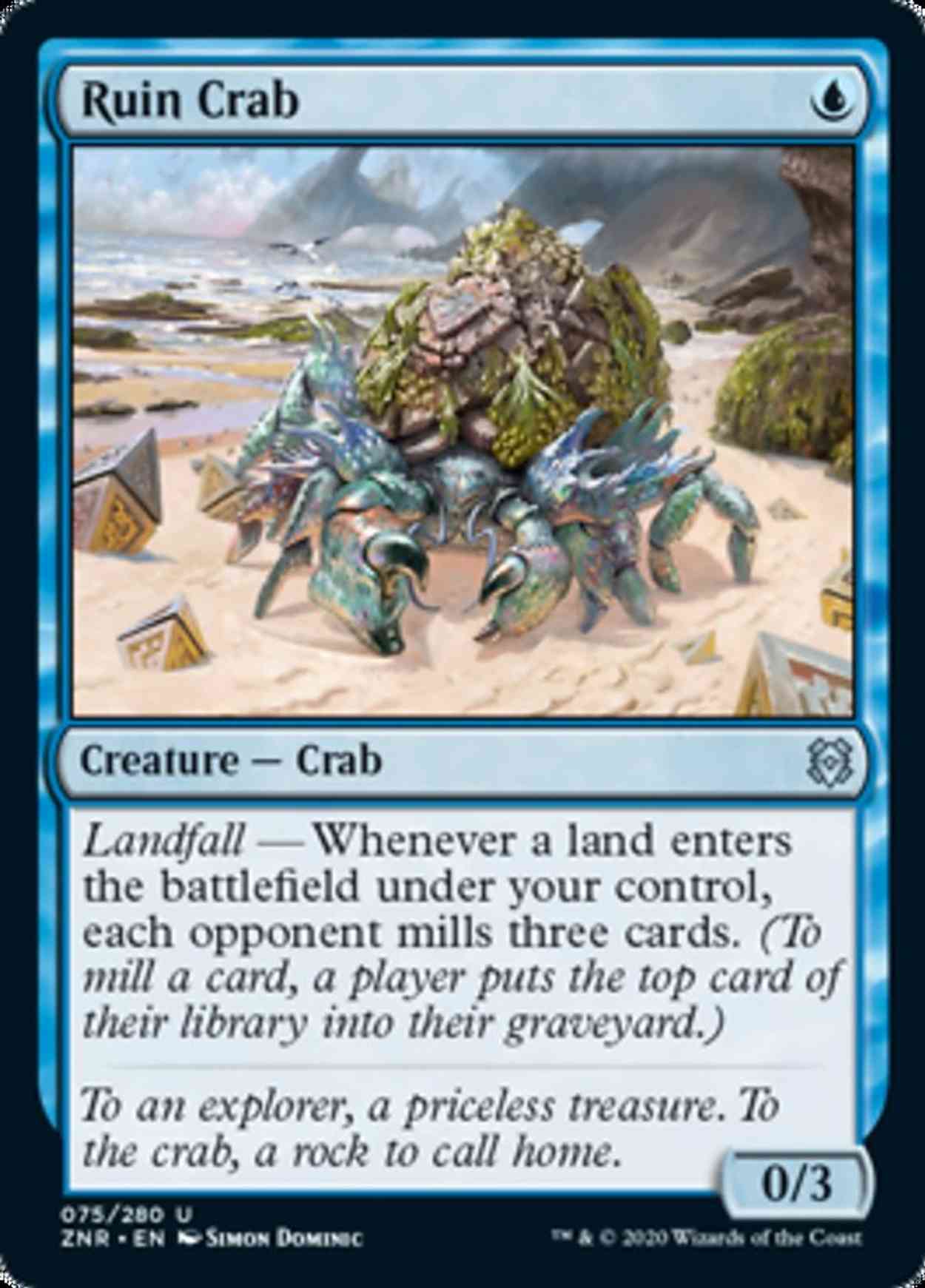Ruin Crab magic card front