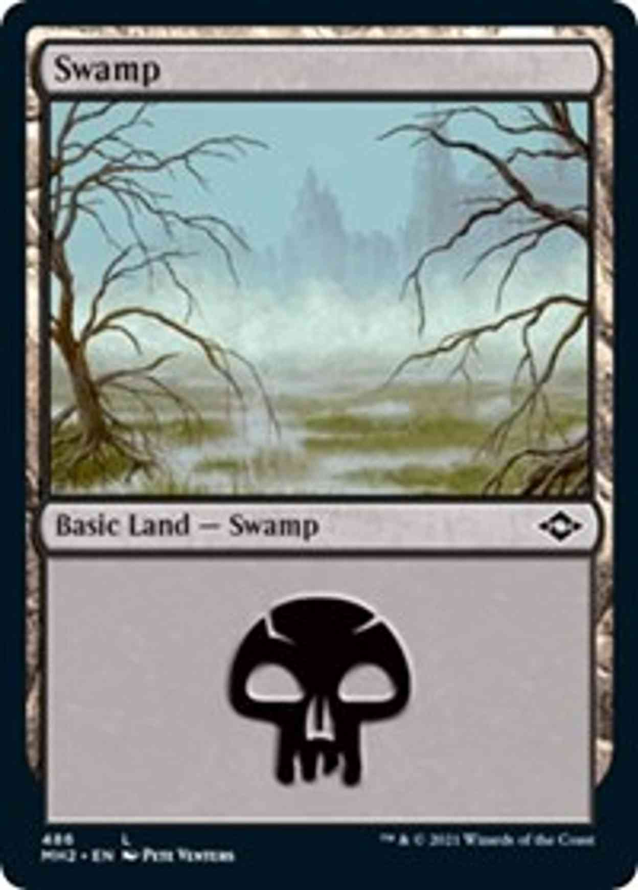 Swamp (486) magic card front