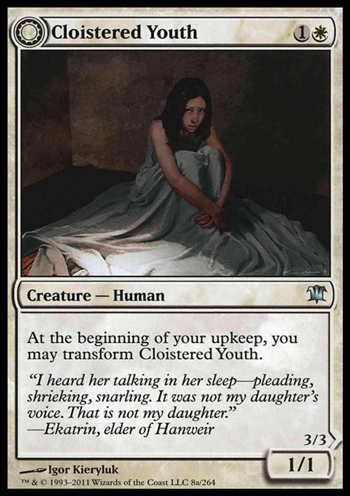 Cloistered Youth magic card front