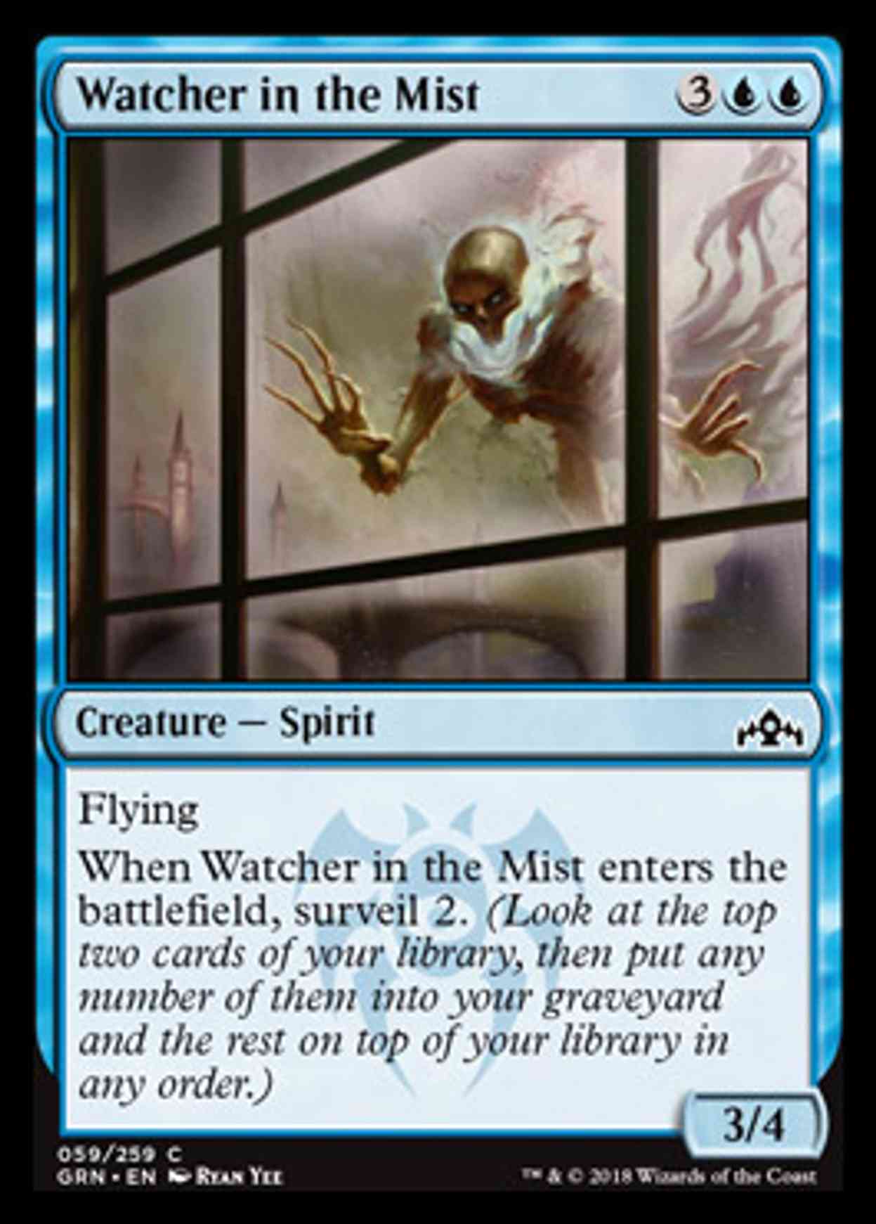 Watcher in the Mist magic card front