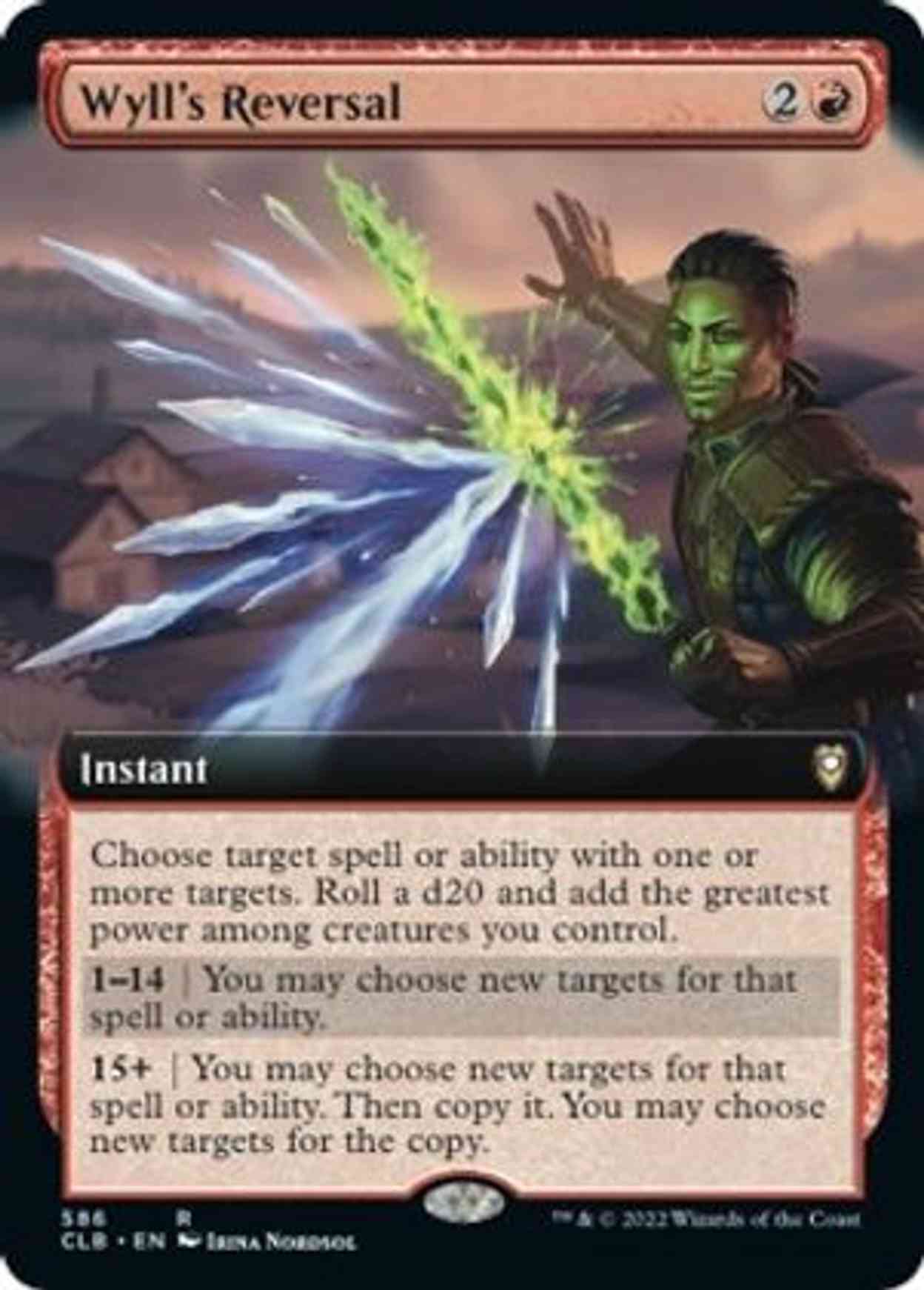 Wyll's Reversal (Extended Art) magic card front