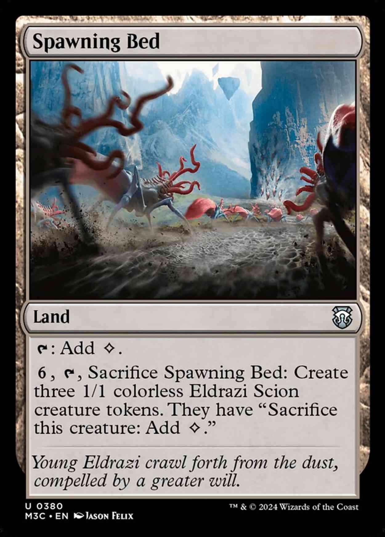 Spawning Bed magic card front