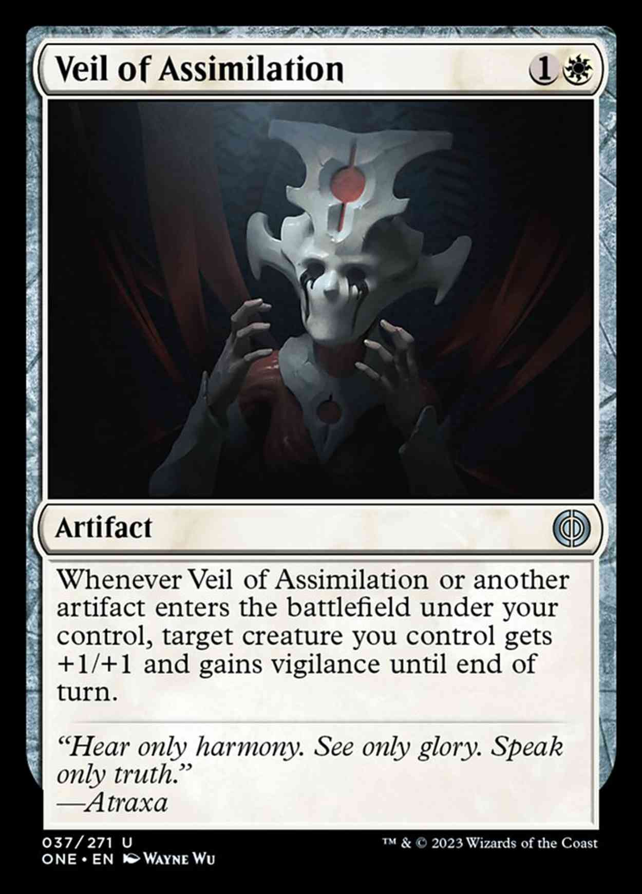 Veil of Assimilation magic card front