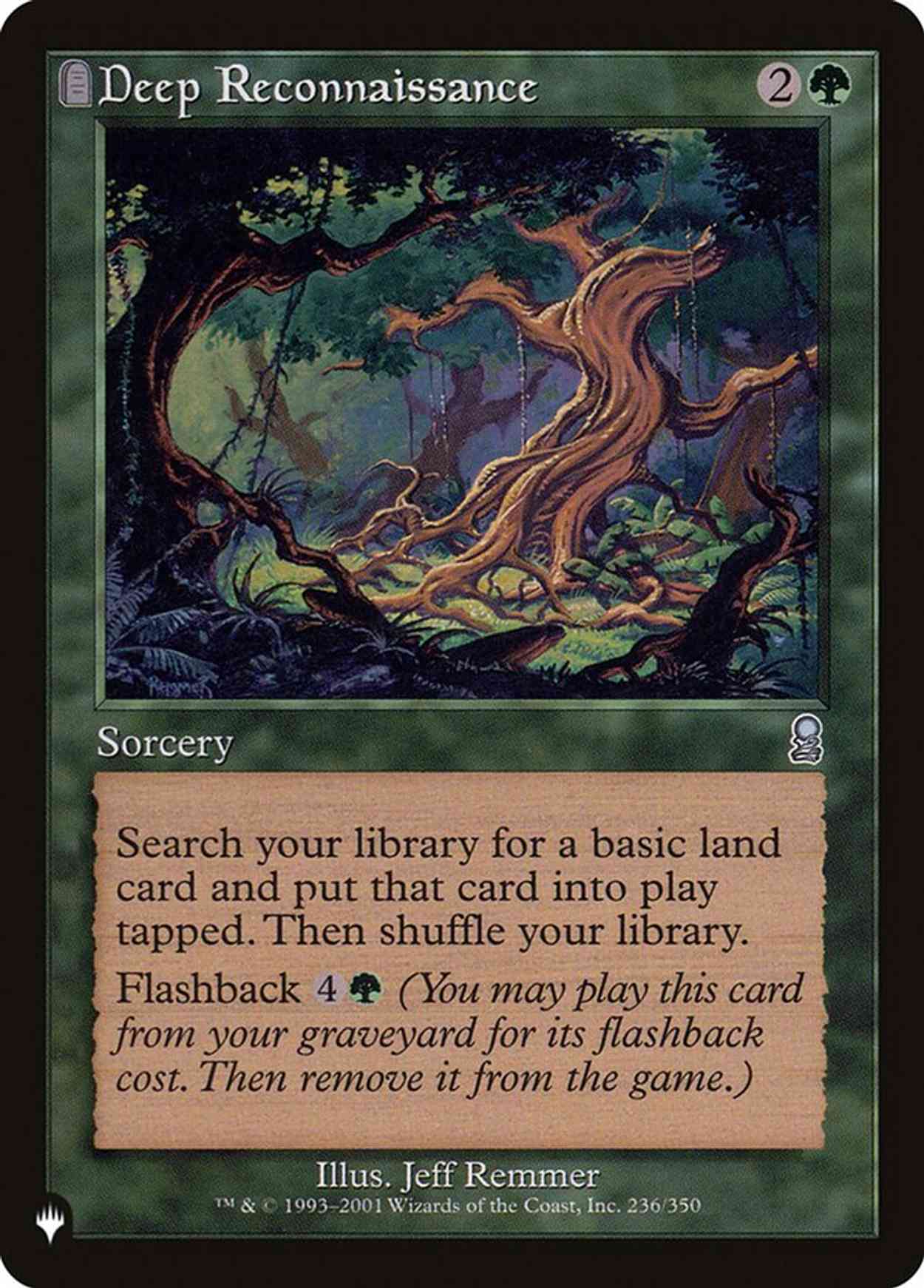 Deep Reconnaissance magic card front