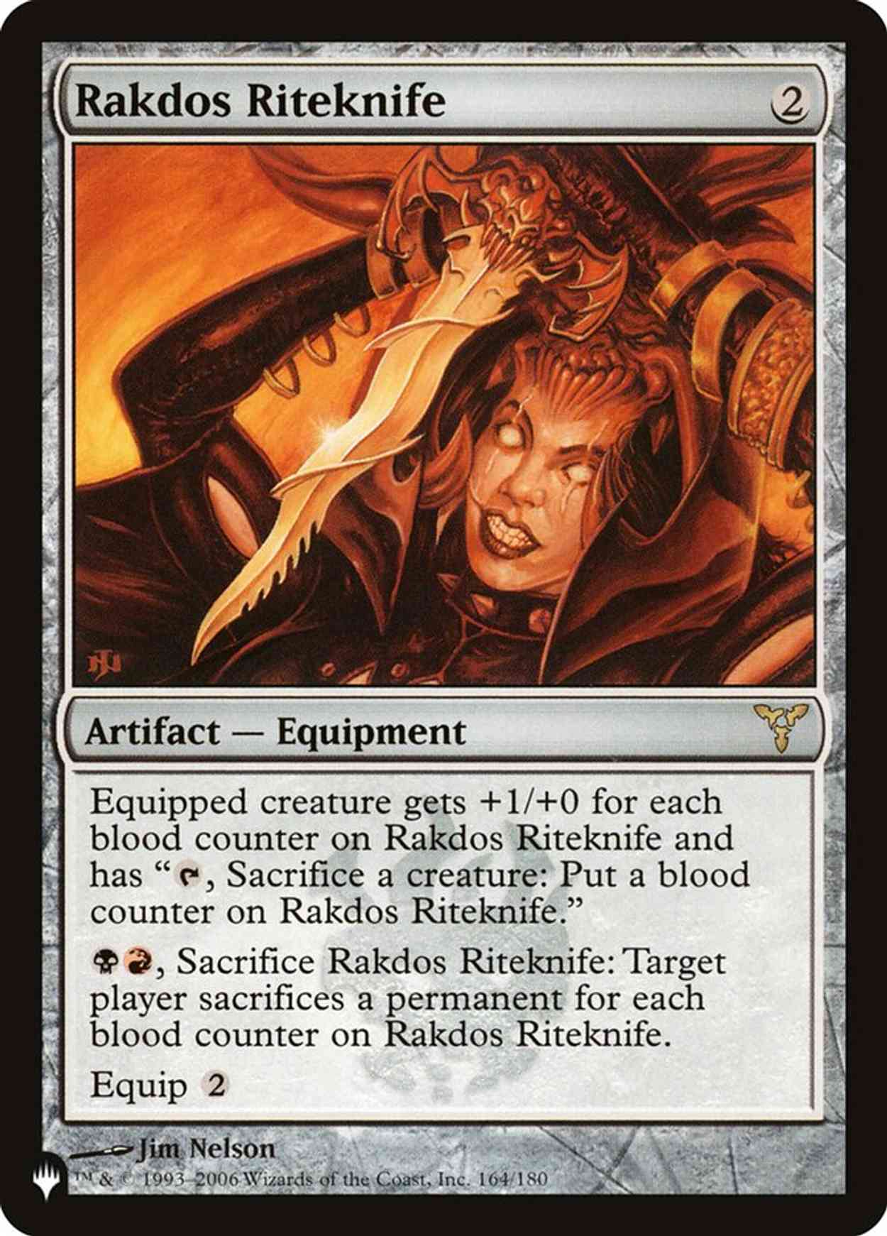 Rakdos Riteknife magic card front