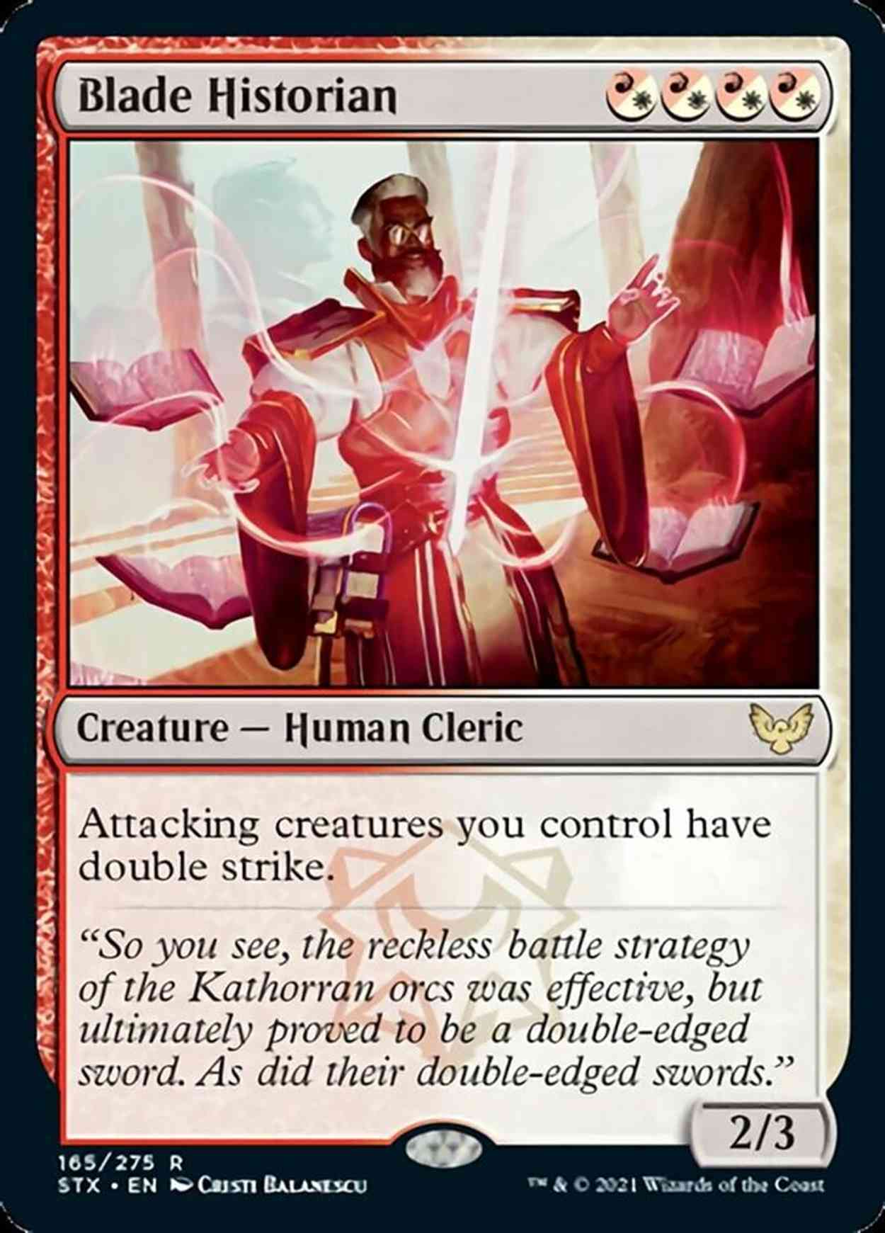 Blade Historian magic card front