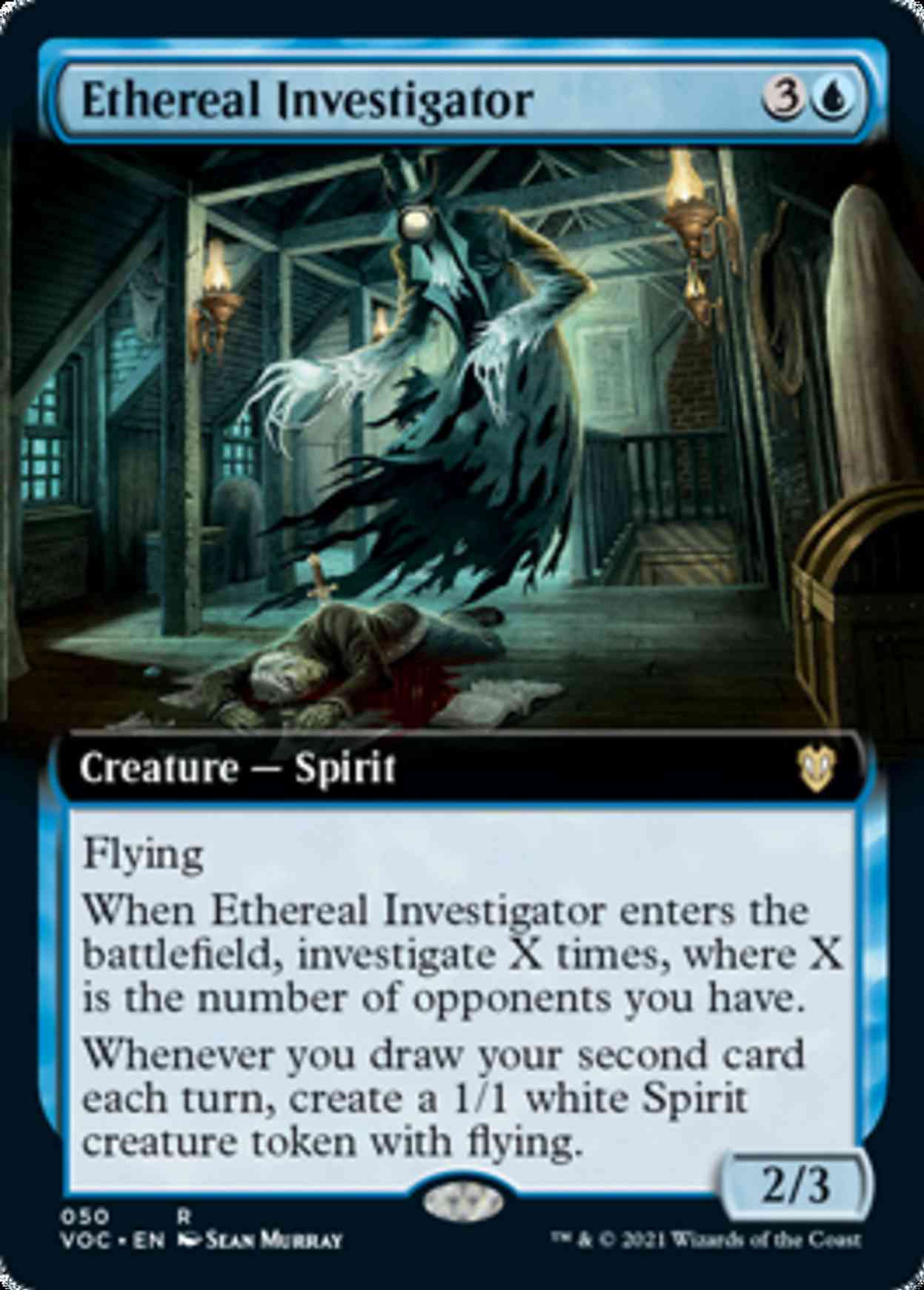 Ethereal Investigator (Extended Art) magic card front