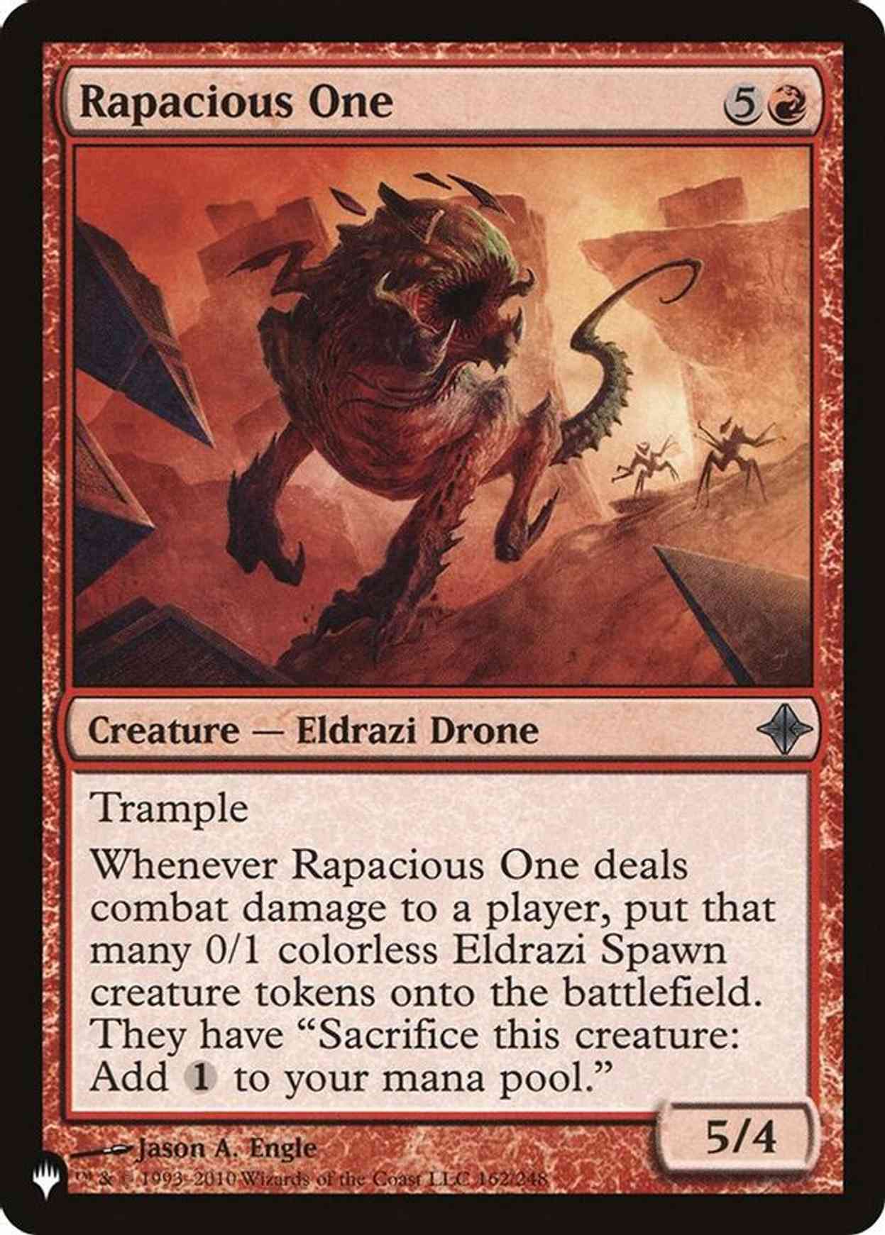 Rapacious One magic card front